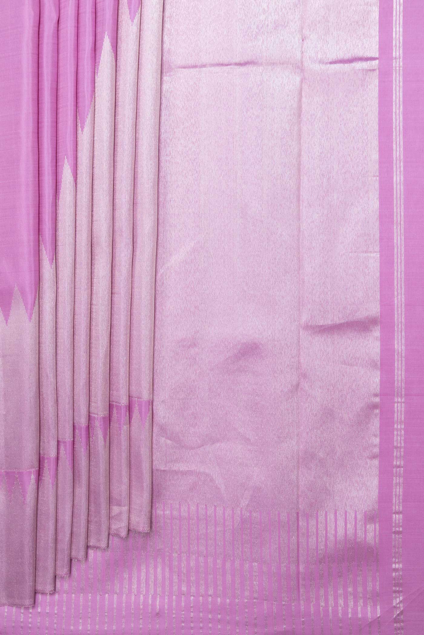 Lavender Kanchipuram Silk Saree - Image 4