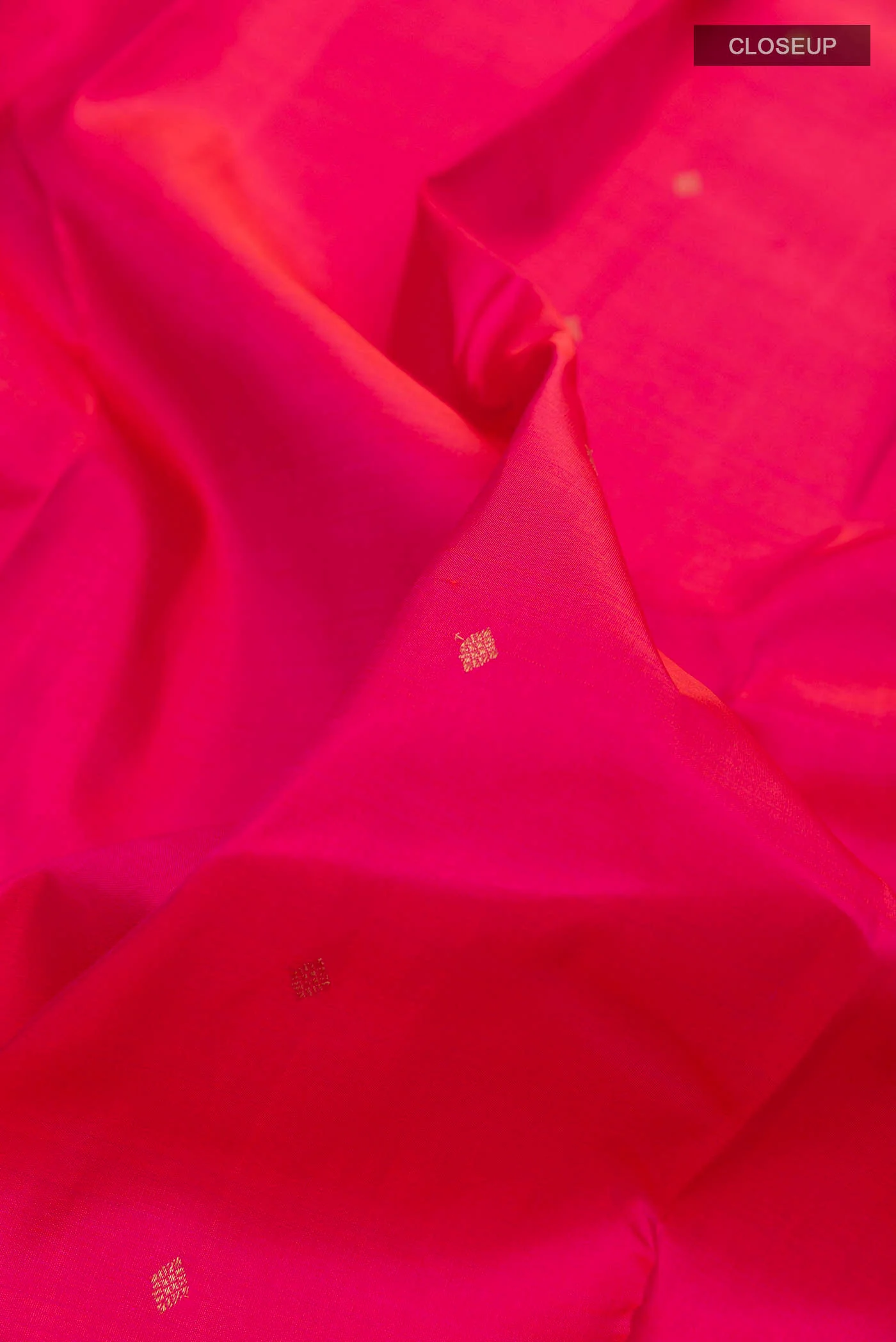 Pink Dual Tone Kanchipuram Silk Saree - Image 2