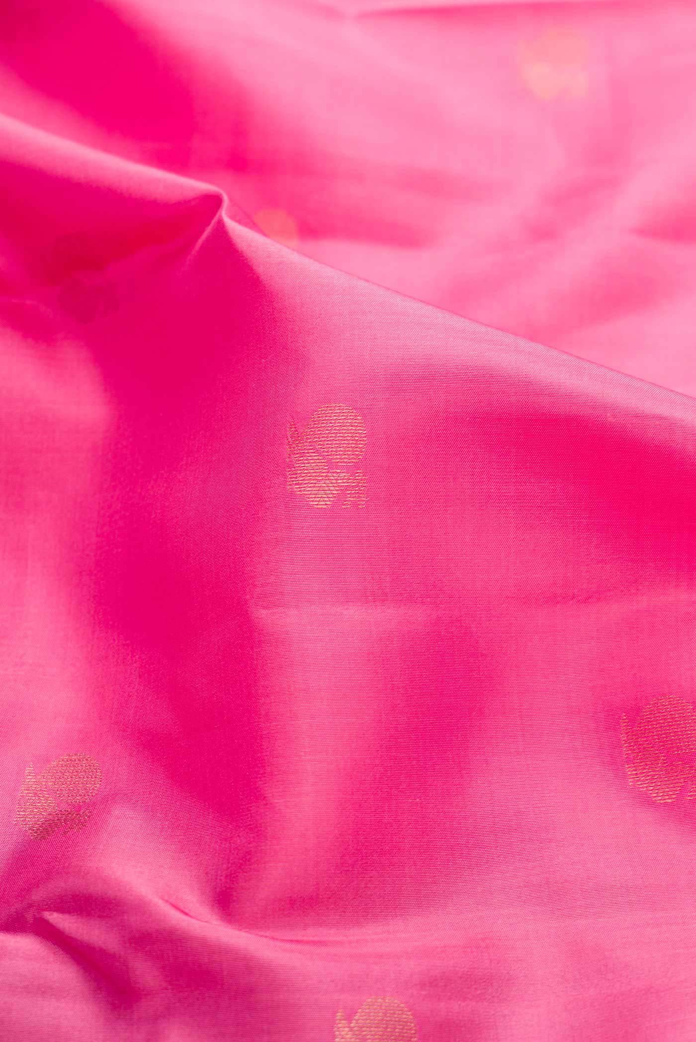 Pink Dual Tone Kanjivaram Silk Saree - Image 2