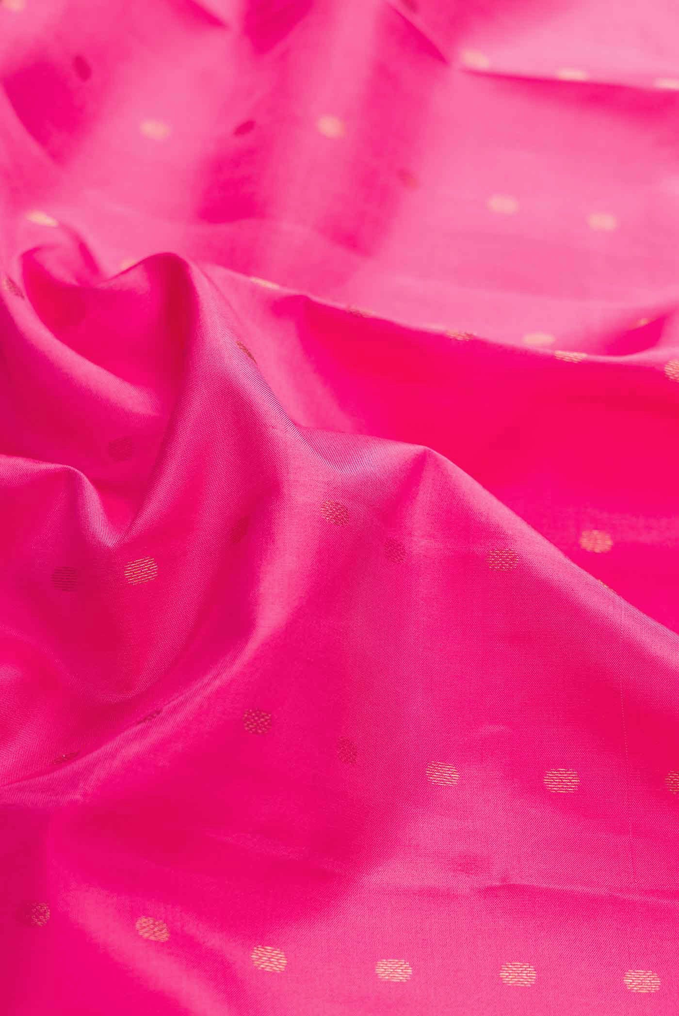 Pink Dual Tone Kanchipuram Silk Saree - Image 2