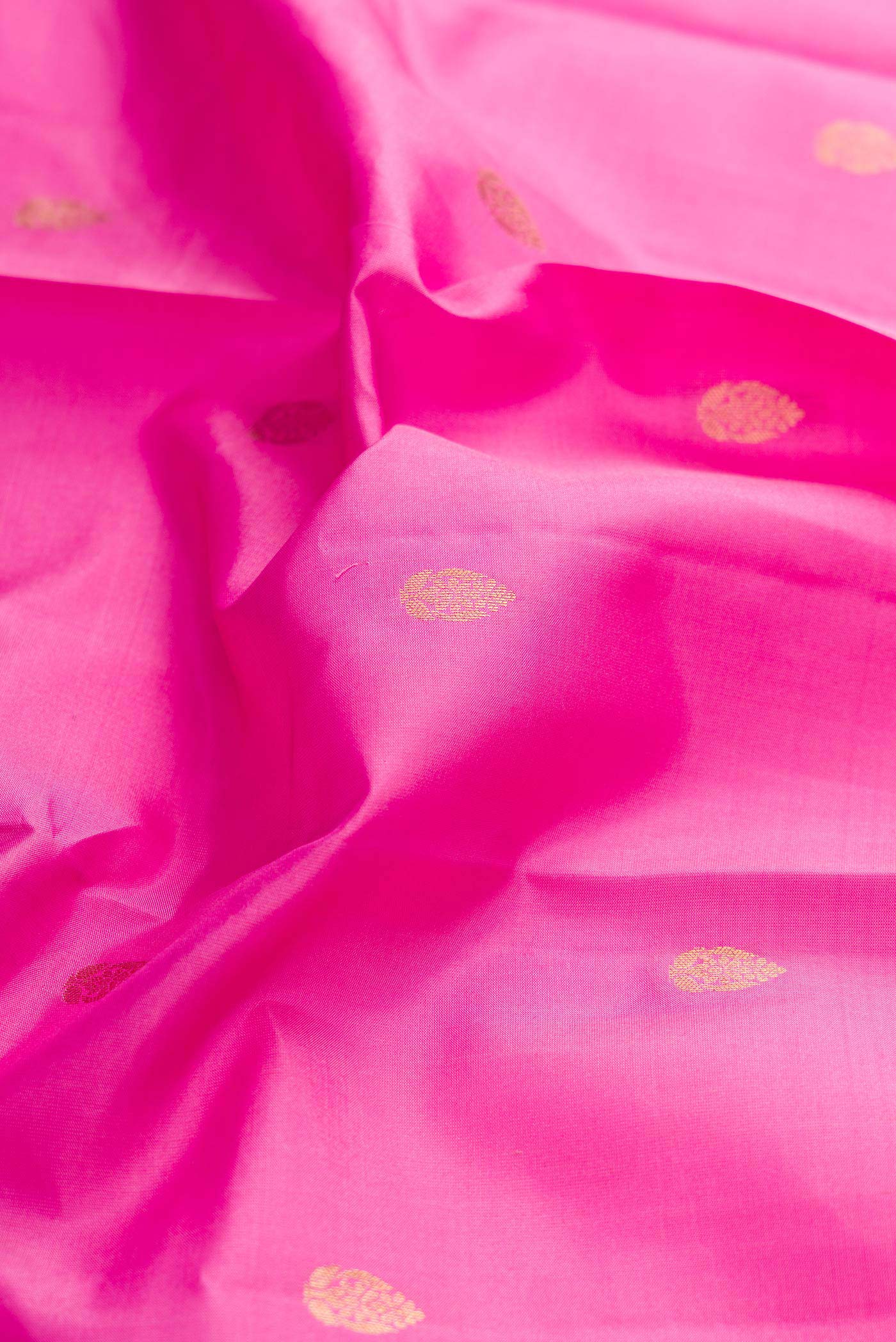 Pink Dual Tone Kanjivaram Silk Saree - Image 2