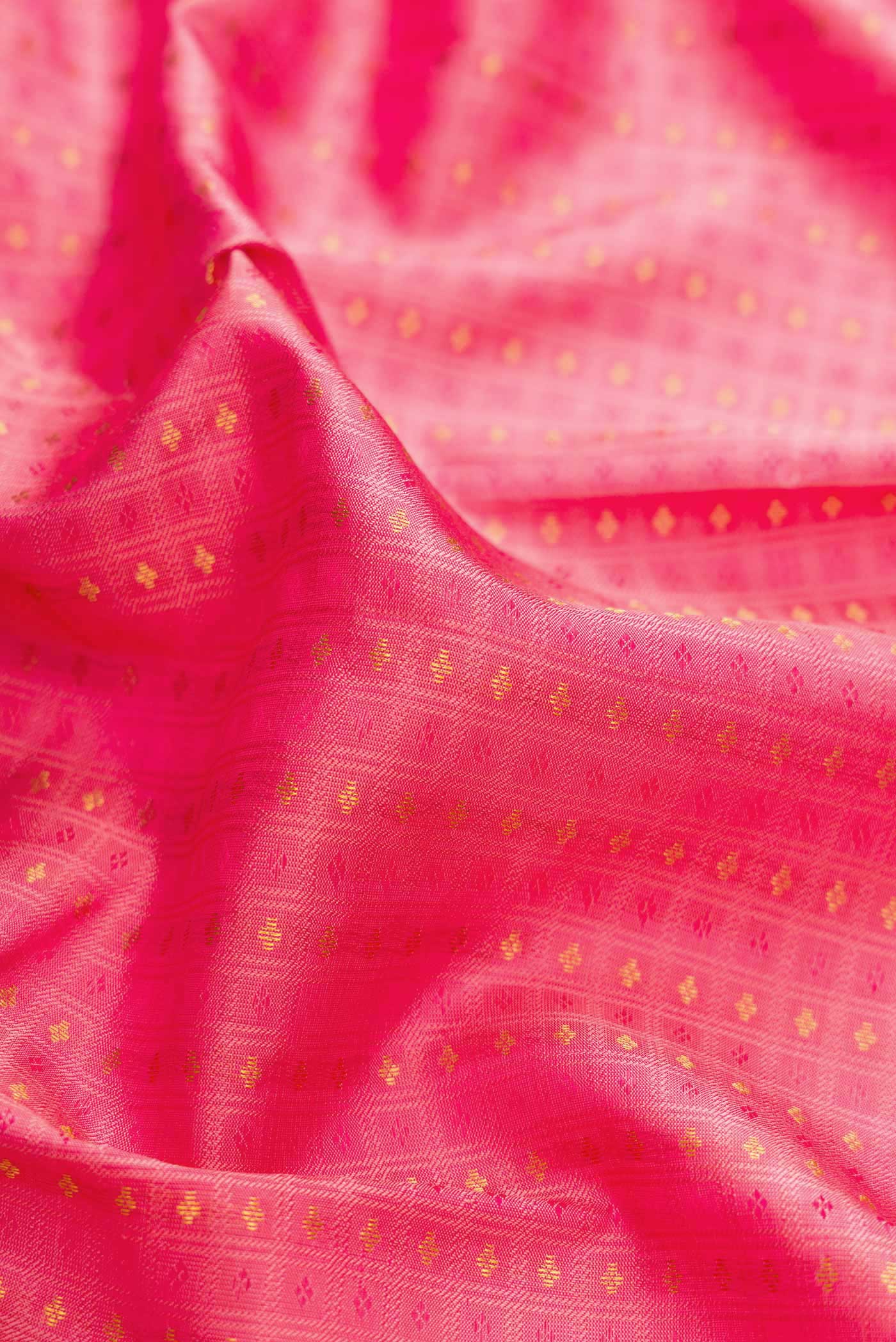 Pink Dual Tone Kanjivaram Silk Saree - Image 2
