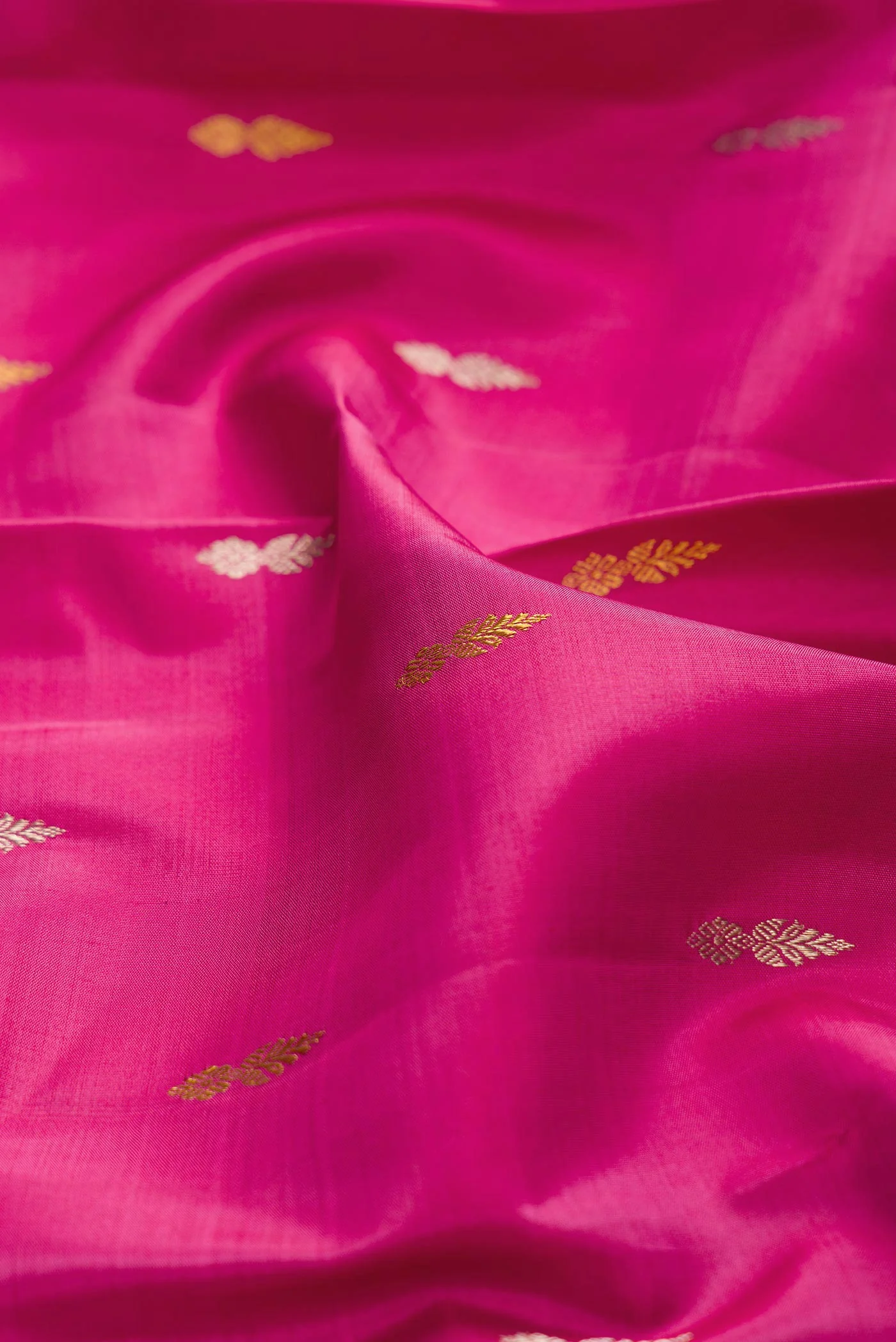 Pink Dual Tone Kanchipuram Silk Saree - Image 2