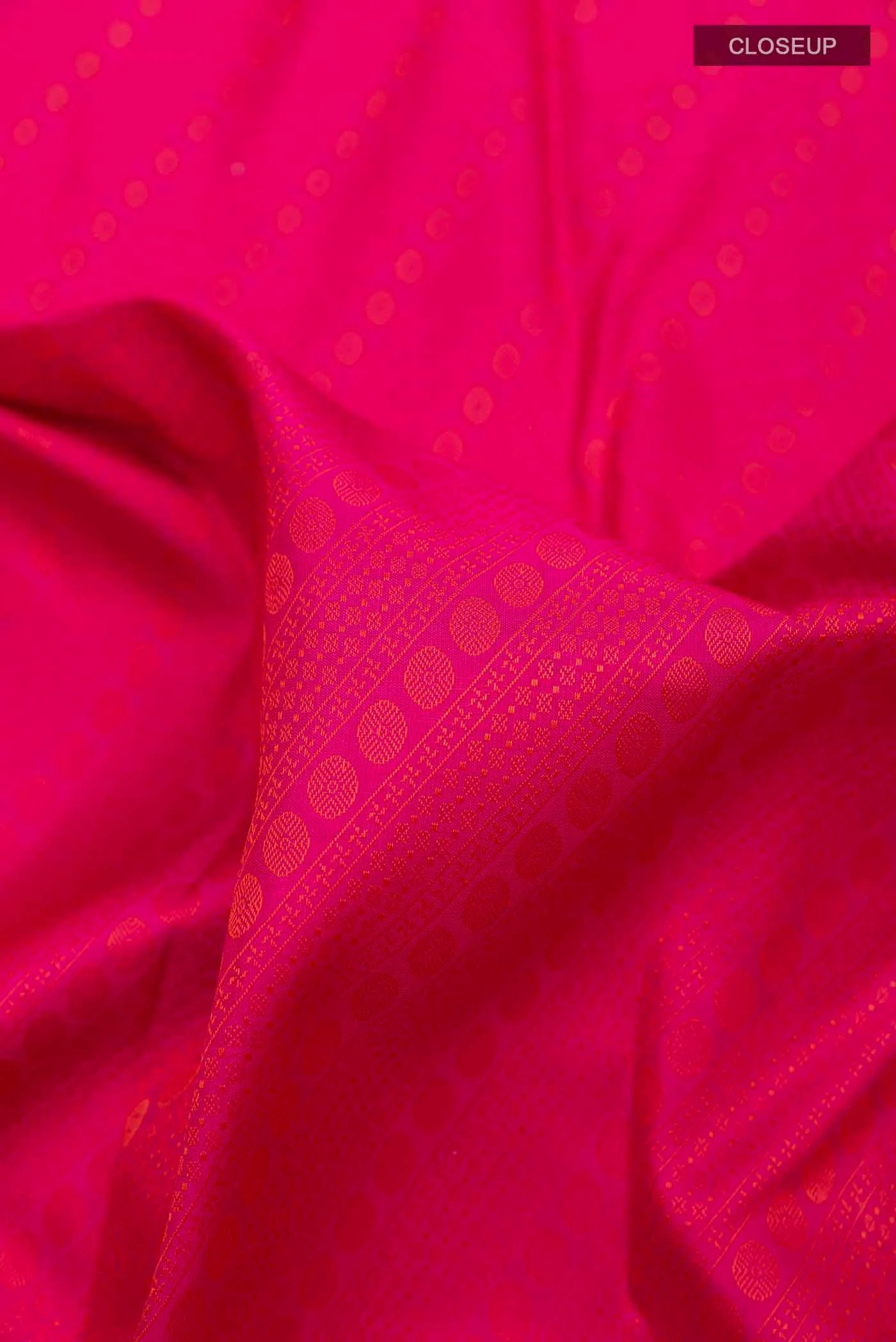 Pink Dual Tone Kanchipuram Silk Saree - Image 2