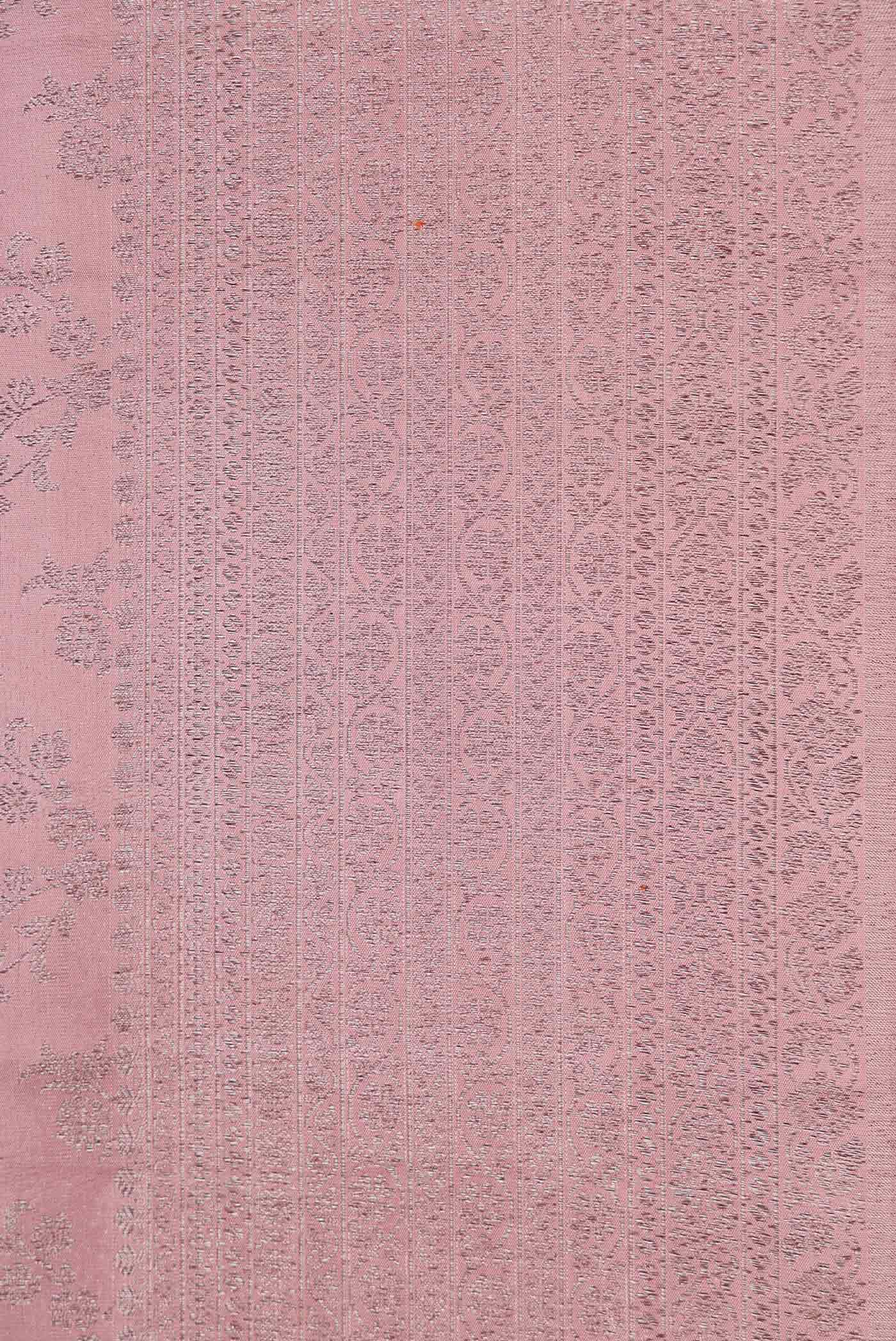 Lavender Kanjivaram Silk Saree - Image 3