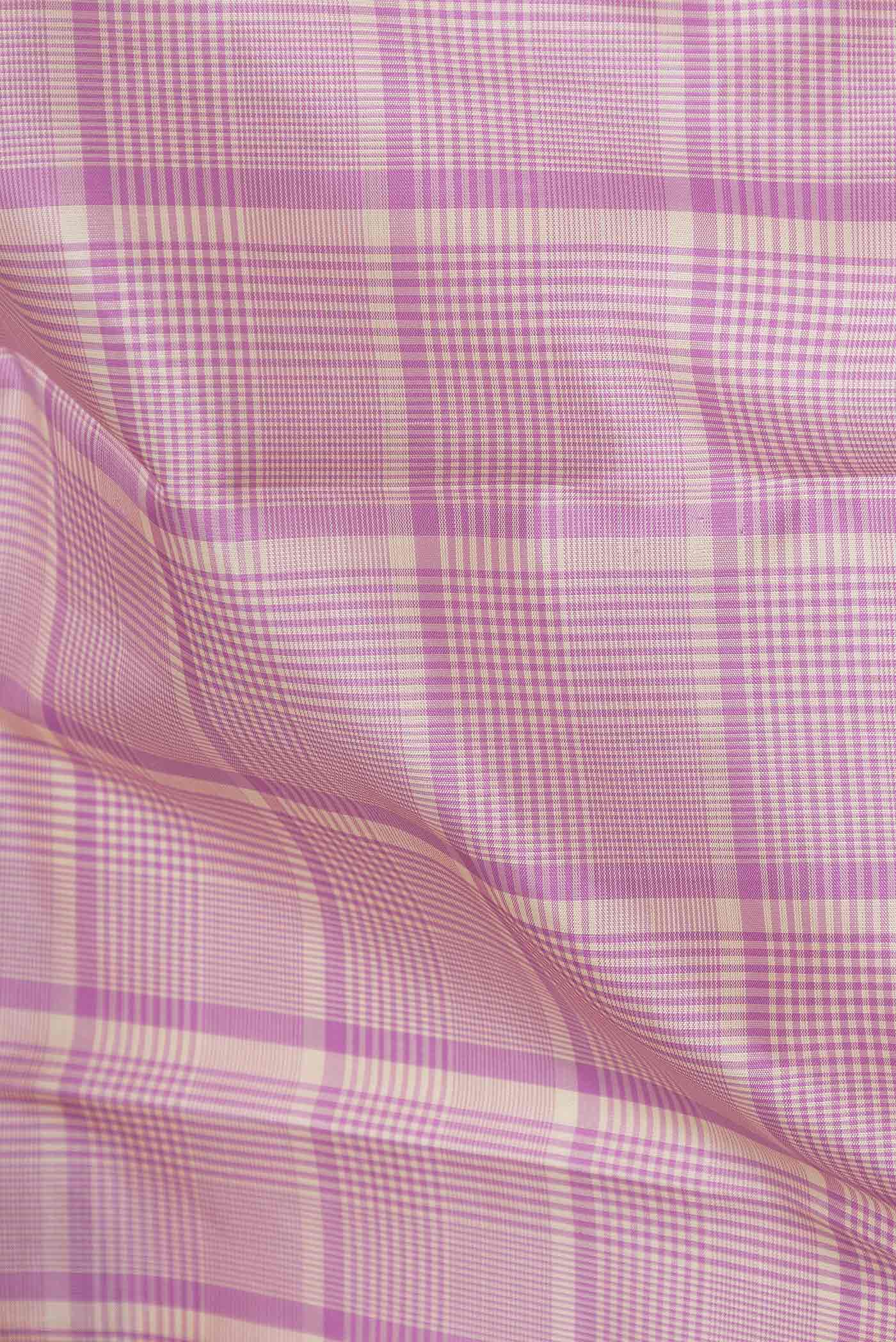 Pink Dual Tone Kanjivaram Silk Saree - Image 2