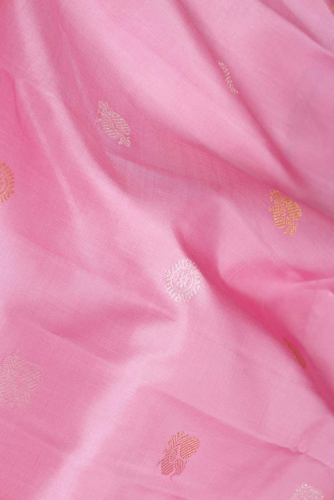 Pink Dual Tone Kanchipuram Silk Saree - Image 2