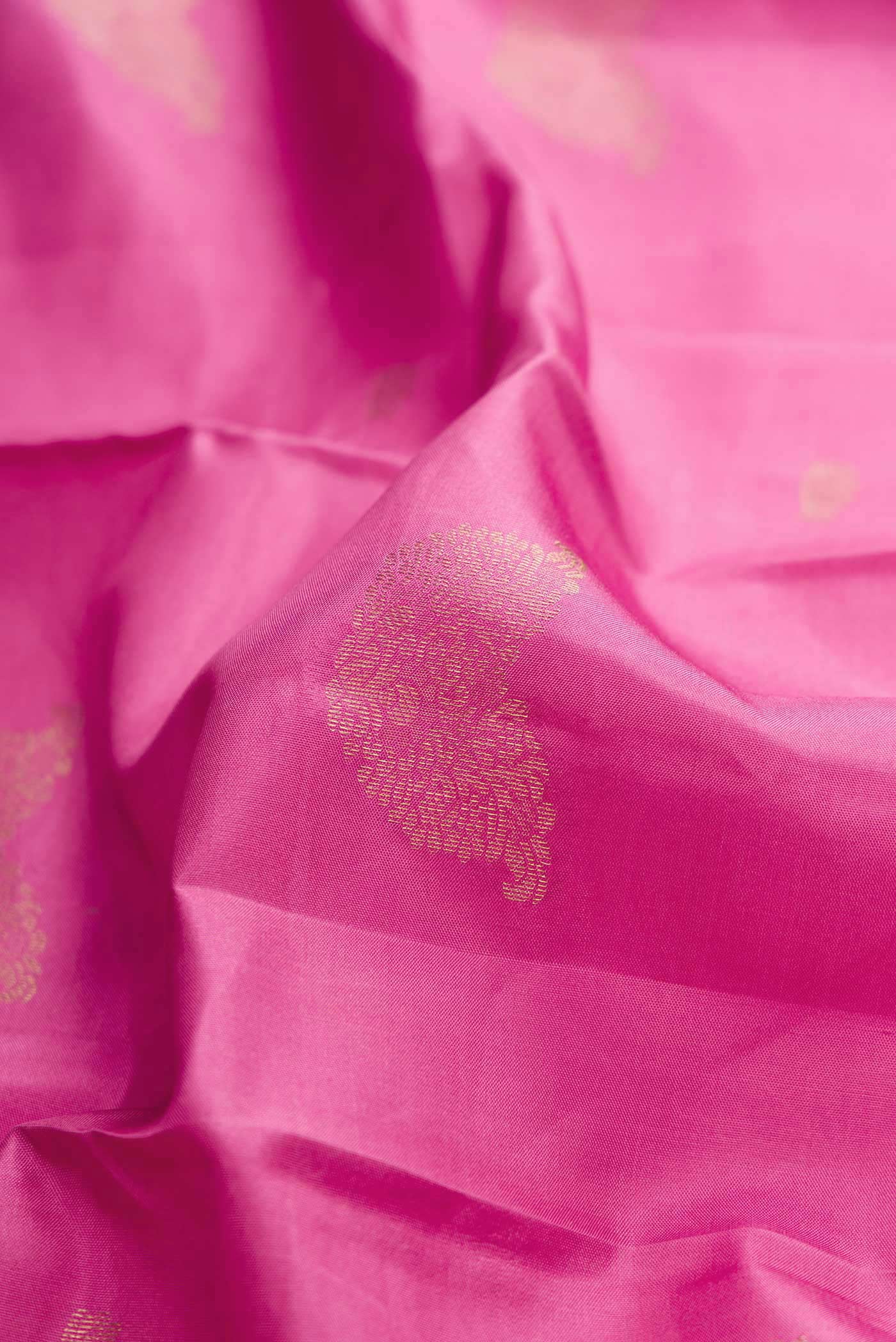 Pink Dual Tone Kanchipuram Silk Saree - Image 2