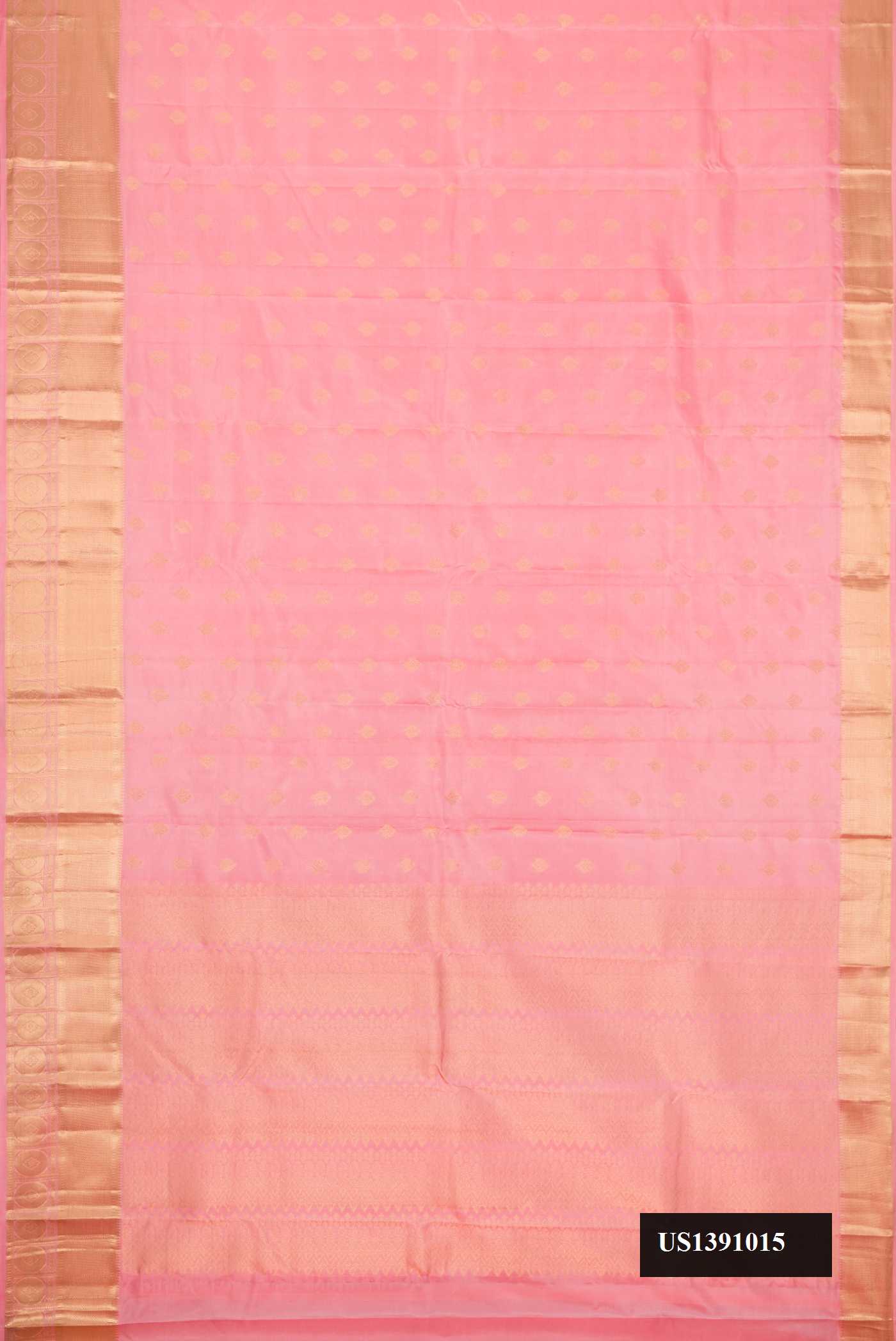 Pink Dual Tone Kanchipuram Silk Saree