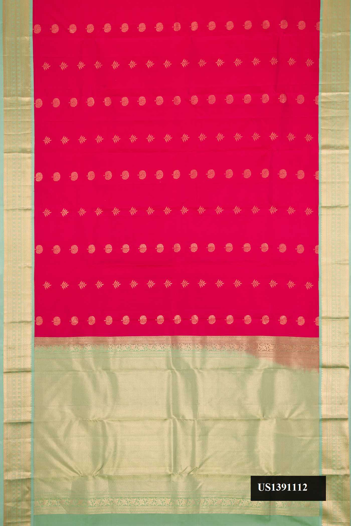 Pink Dual Tone Kanchipuram Silk Saree