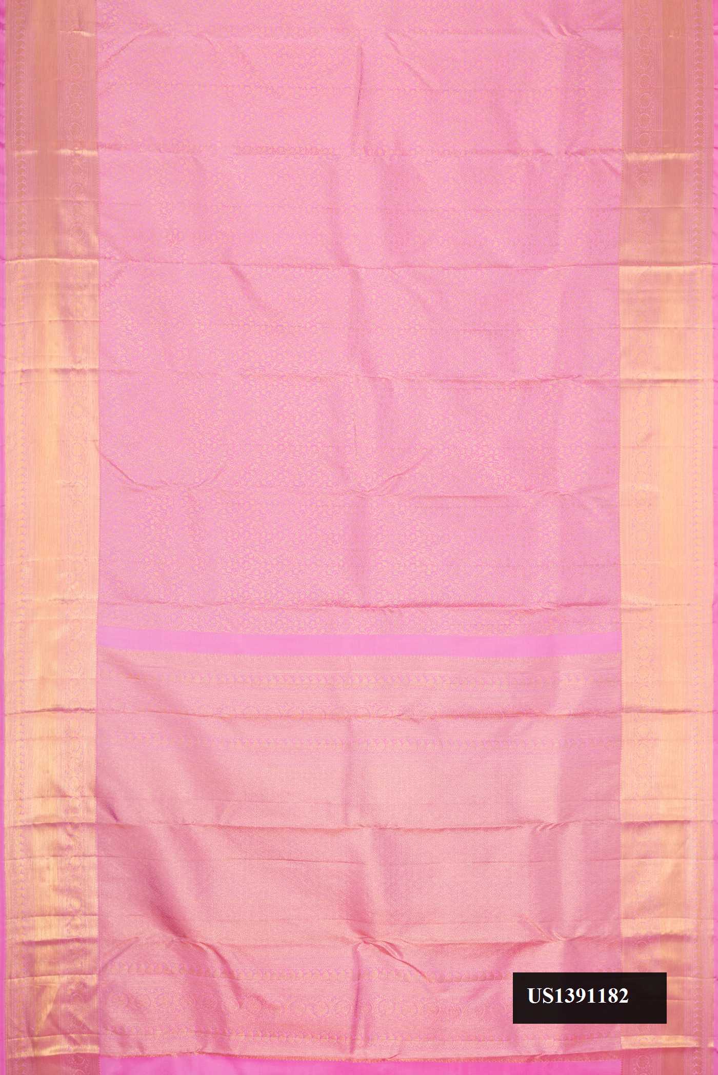 Pink Dual Tone Kanchipuram Silk Saree