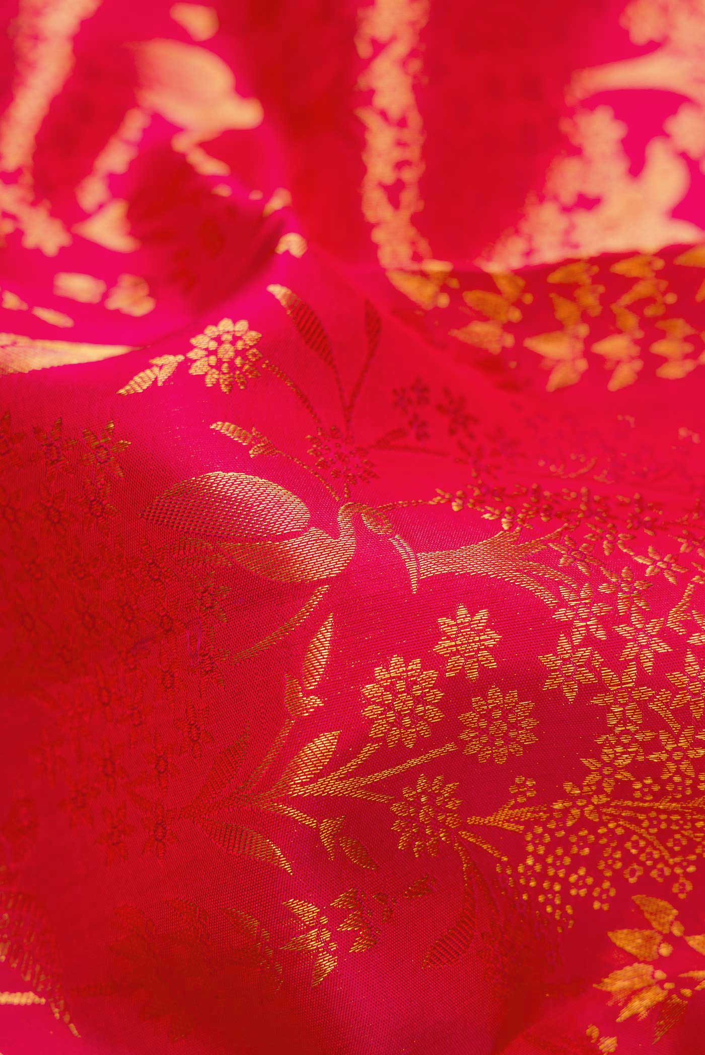 Pink Kanchipuram Silk Saree - Image 2