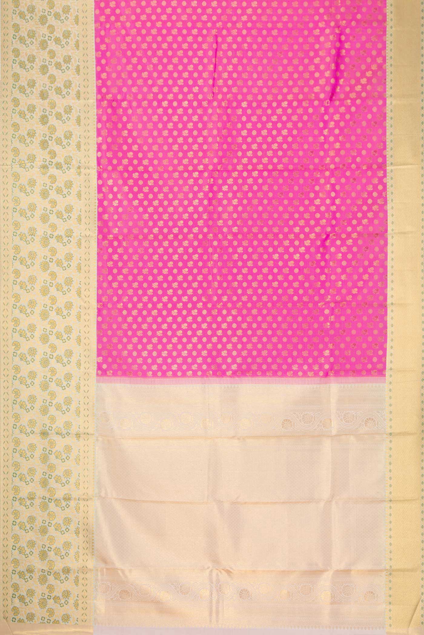 Pink Kanjivaram Silk Saree - Image 6