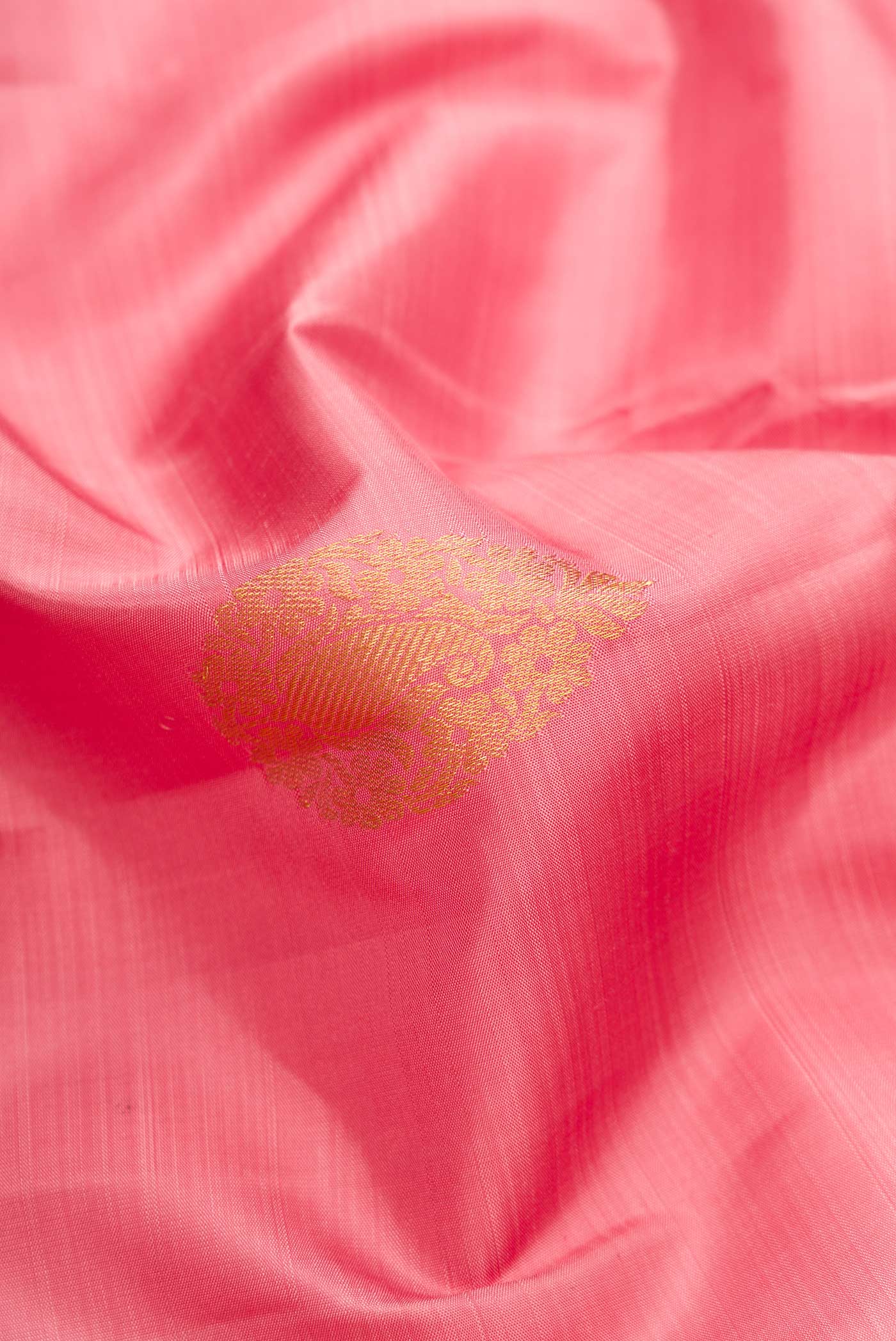 Rose pink Kanjivaram Silk Saree - Image 2