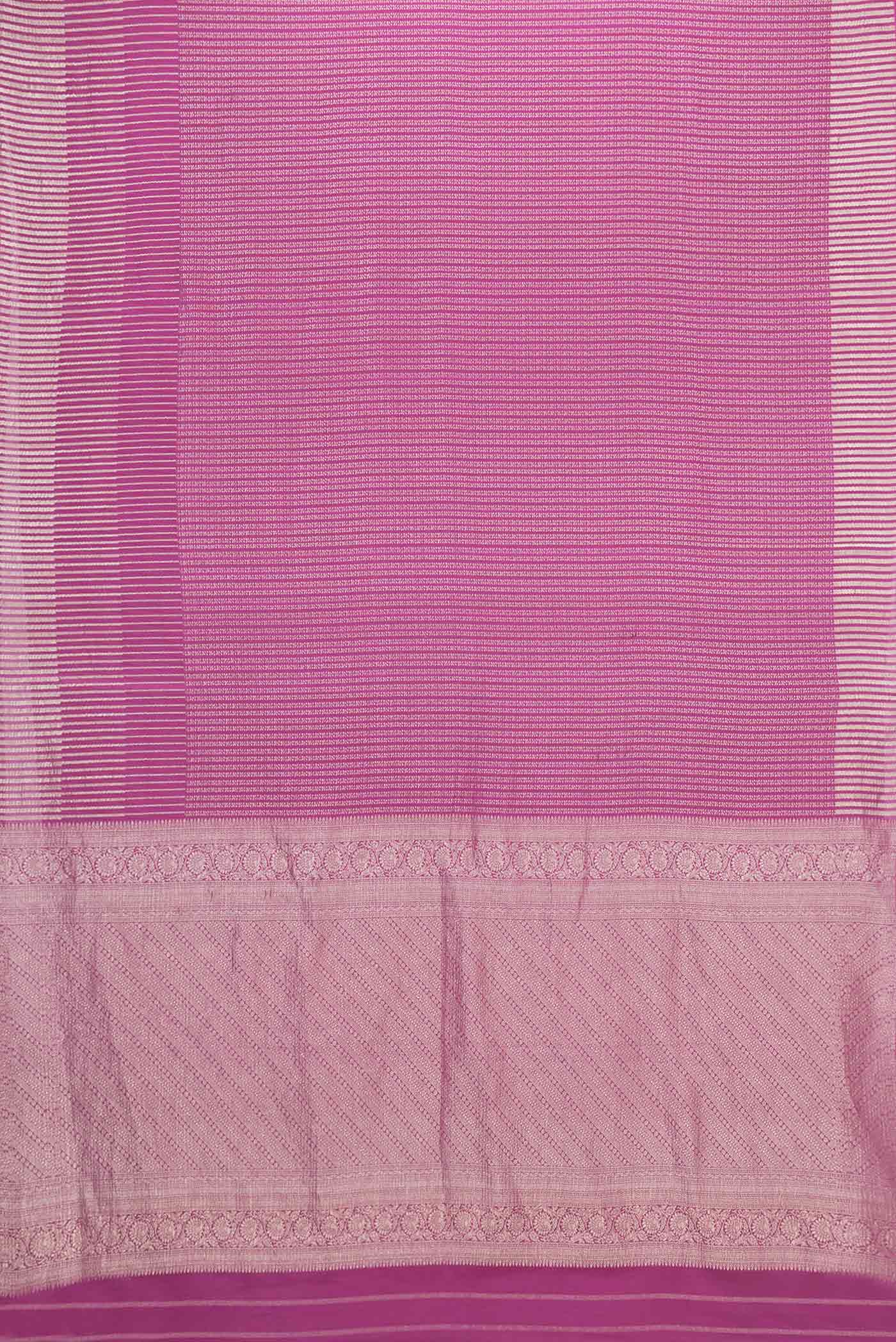 Magenta Mysore Crepe Saree - Image 6
