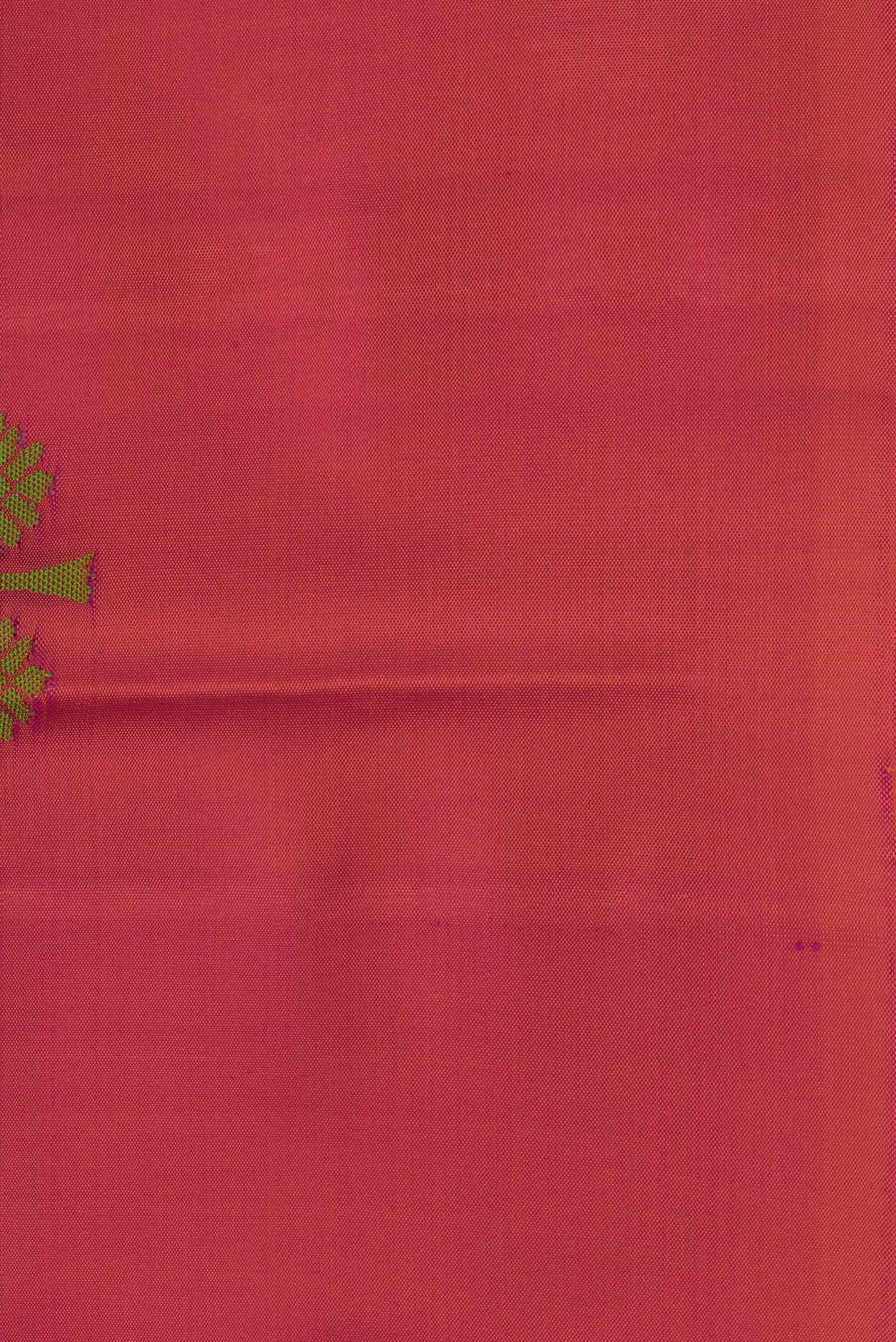 Pink Dual Tone Soft Silk Saree - Image 3