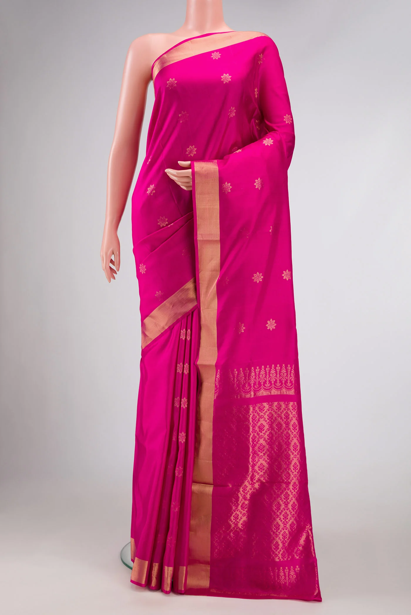 Pink Soft Silk Saree