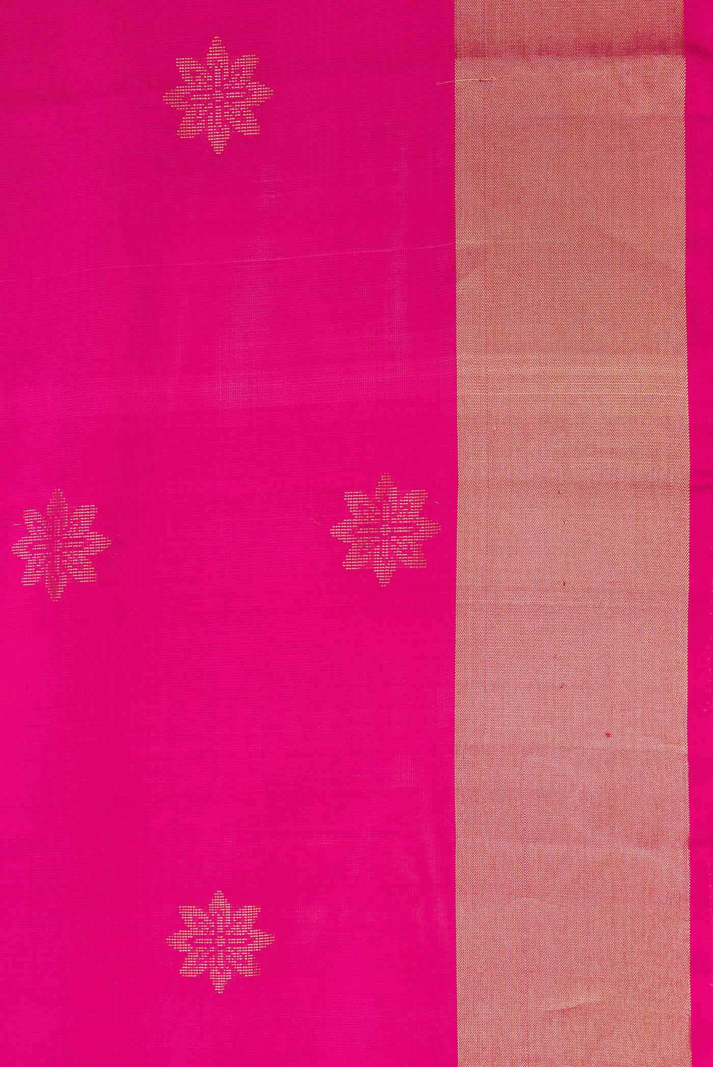 Pink Soft Silk Saree - Image 3