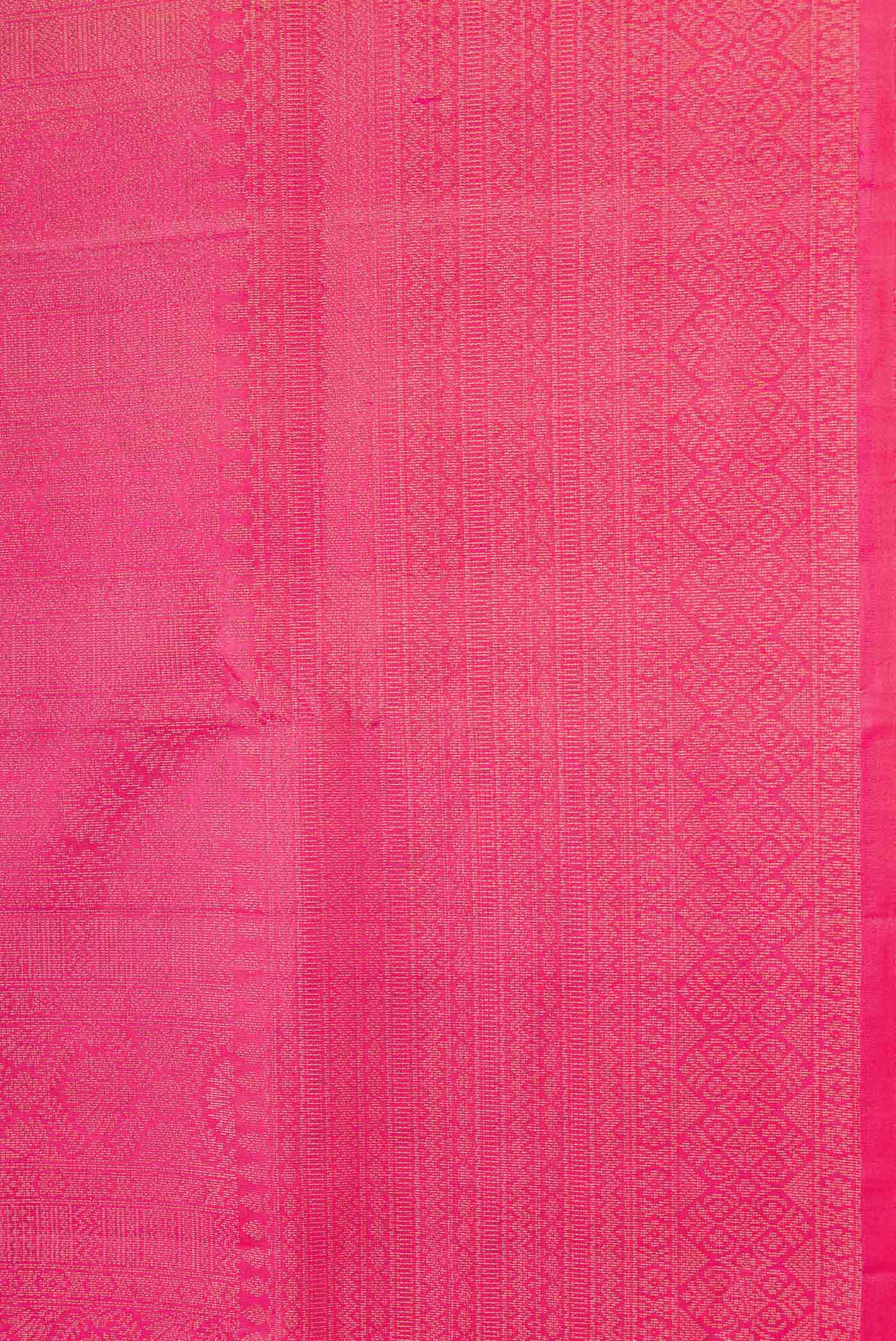 Pink Dual Tone Soft Silk Saree - Image 3