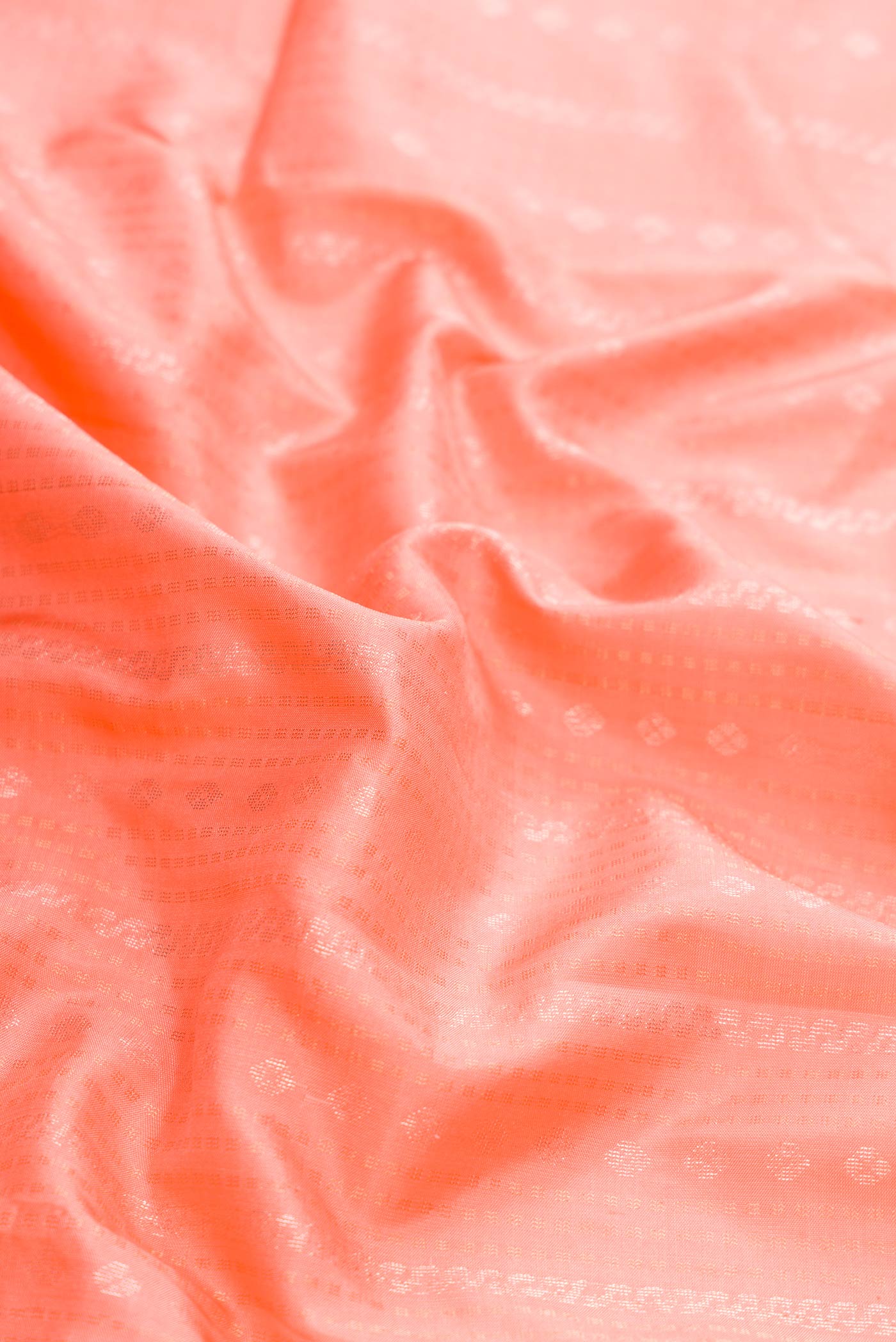 Peach Soft Silk Saree - Image 2