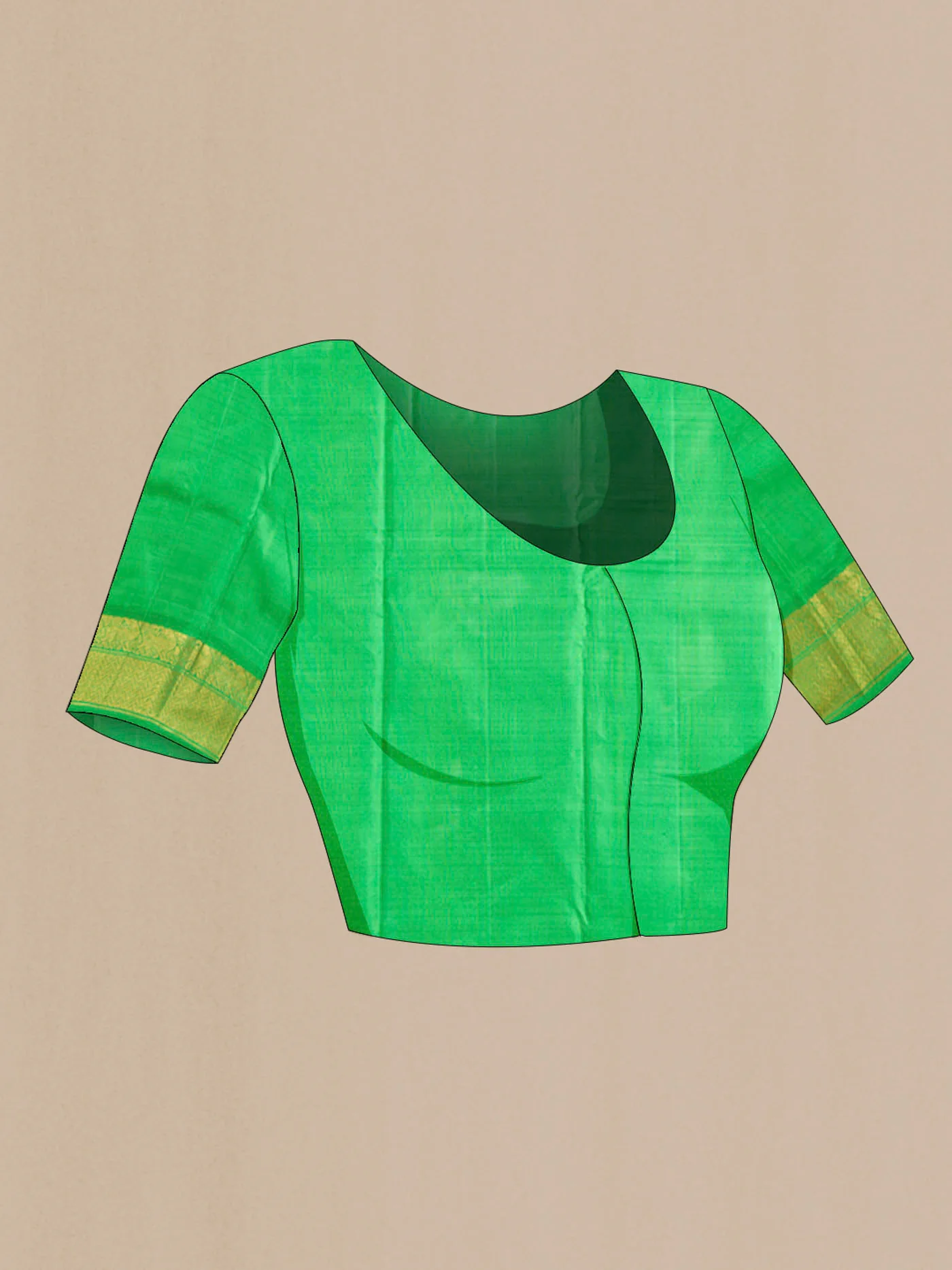 Pink Kanjivaram Silk Saree - Image 5