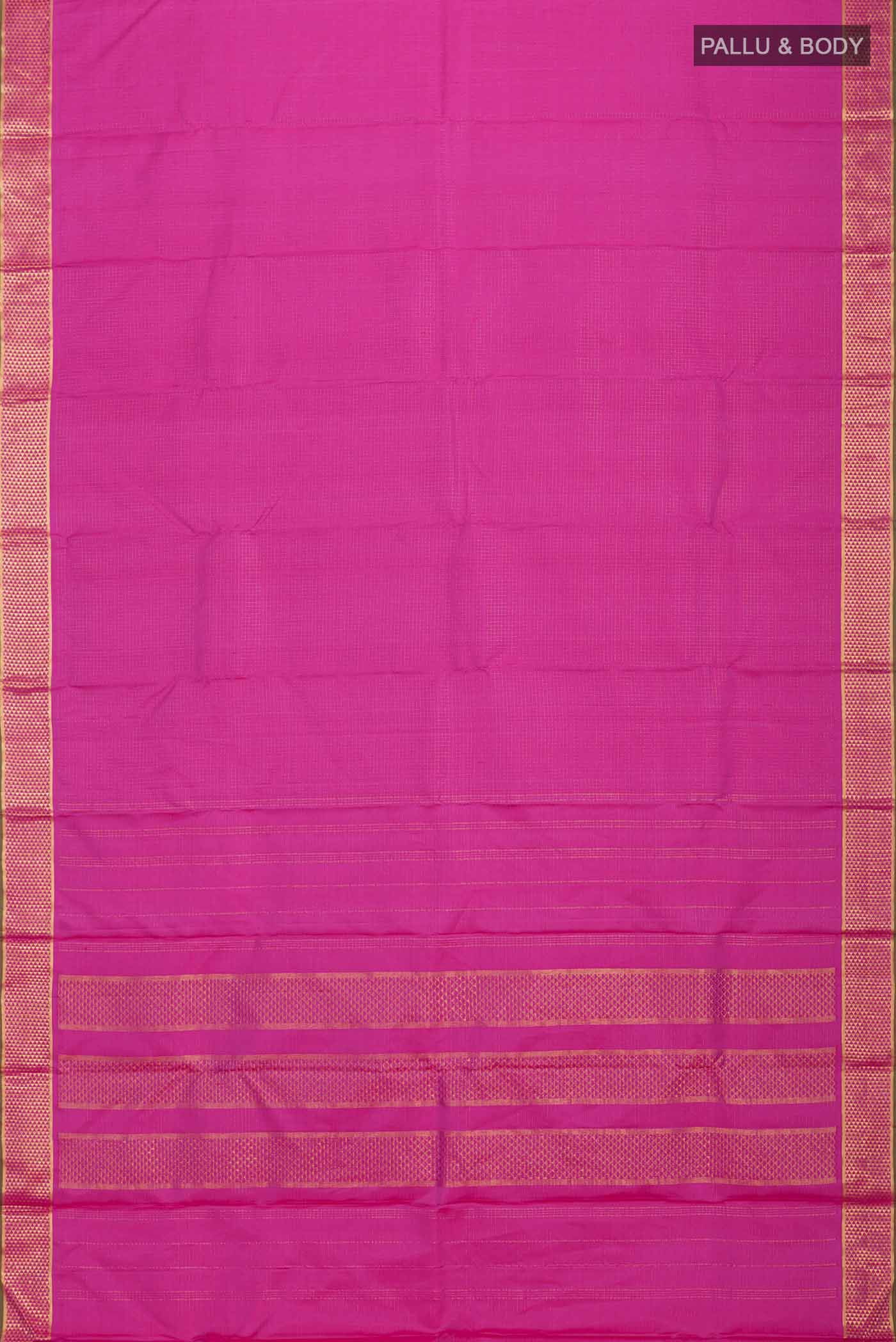 Pink Kanchipuram Silk Saree - Image 6