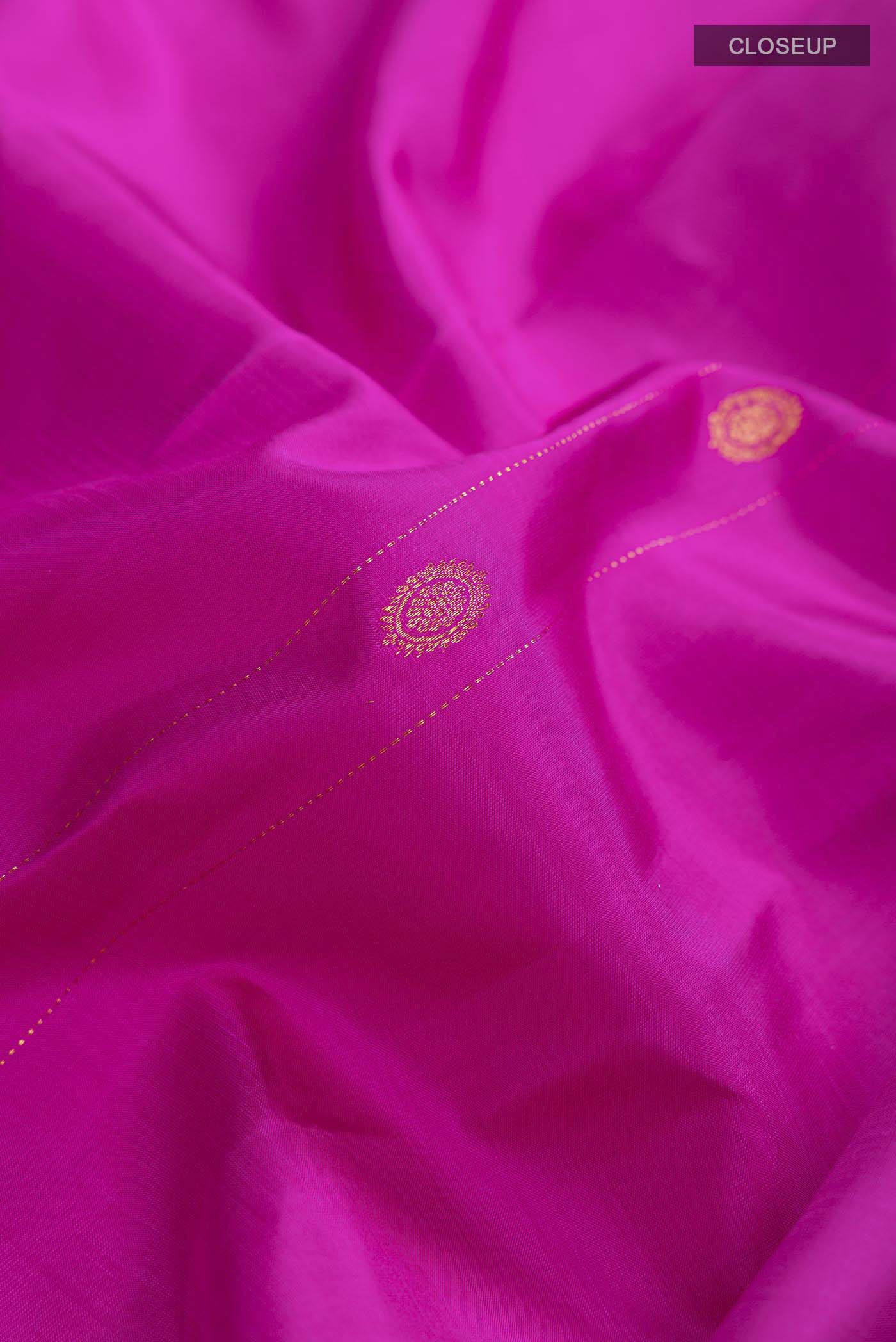 Pink Kanchipuram Silk Saree - Image 2