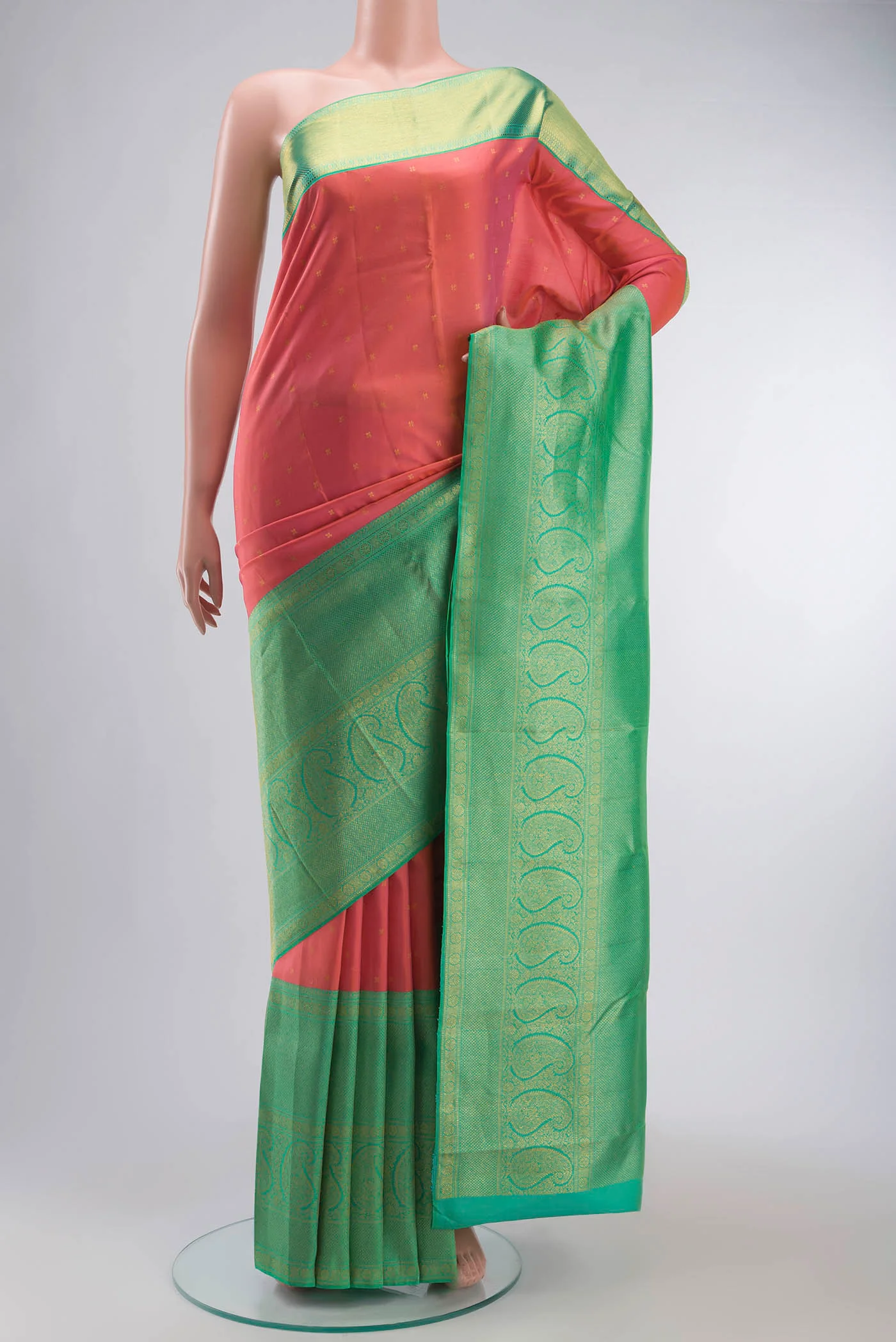 Pink Kanjivaram Silk Saree