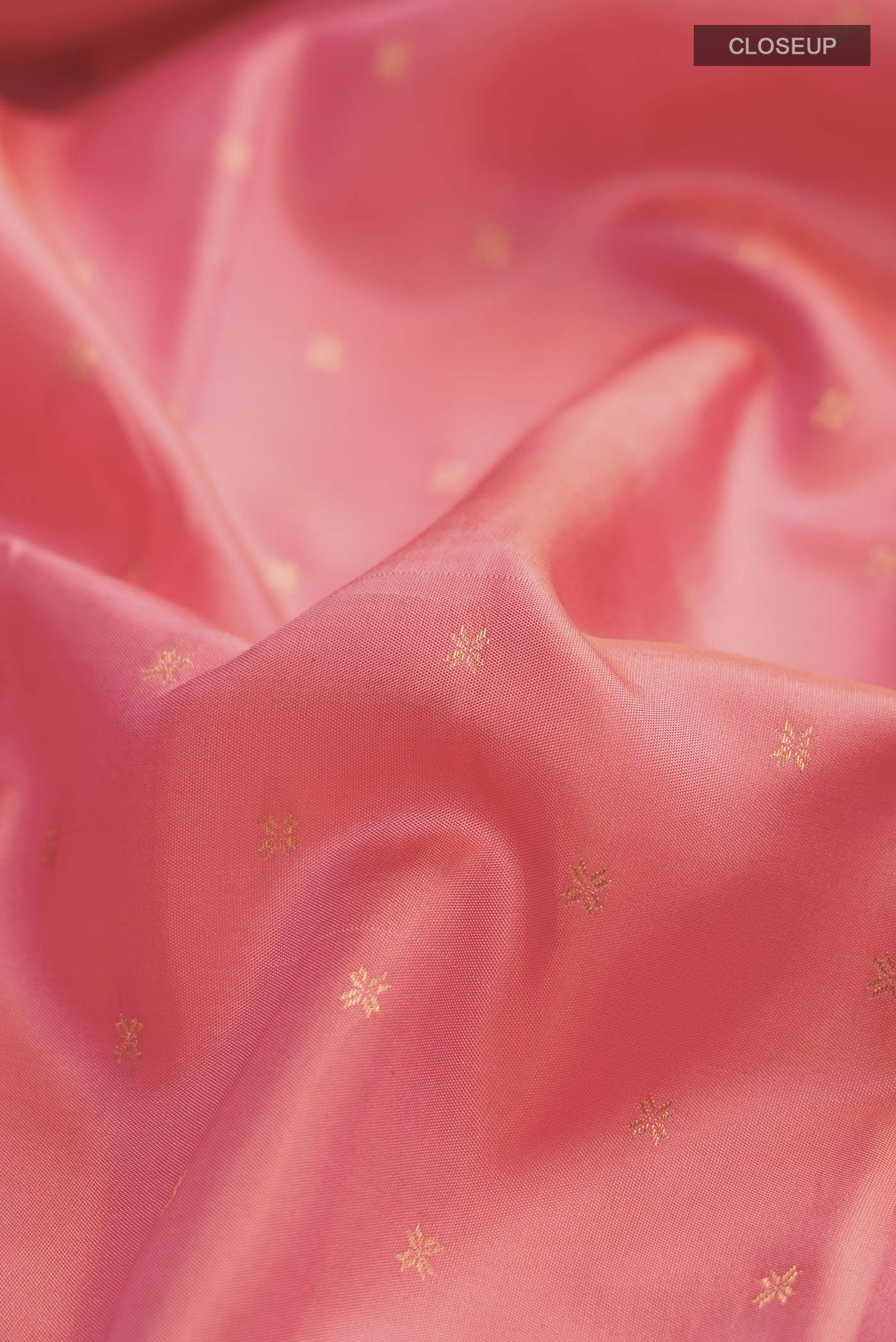 Pink Kanjivaram Silk Saree - Image 2