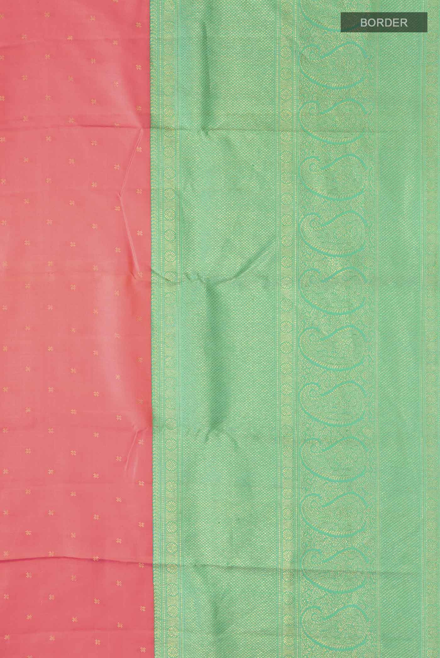 Pink Kanjivaram Silk Saree - Image 3