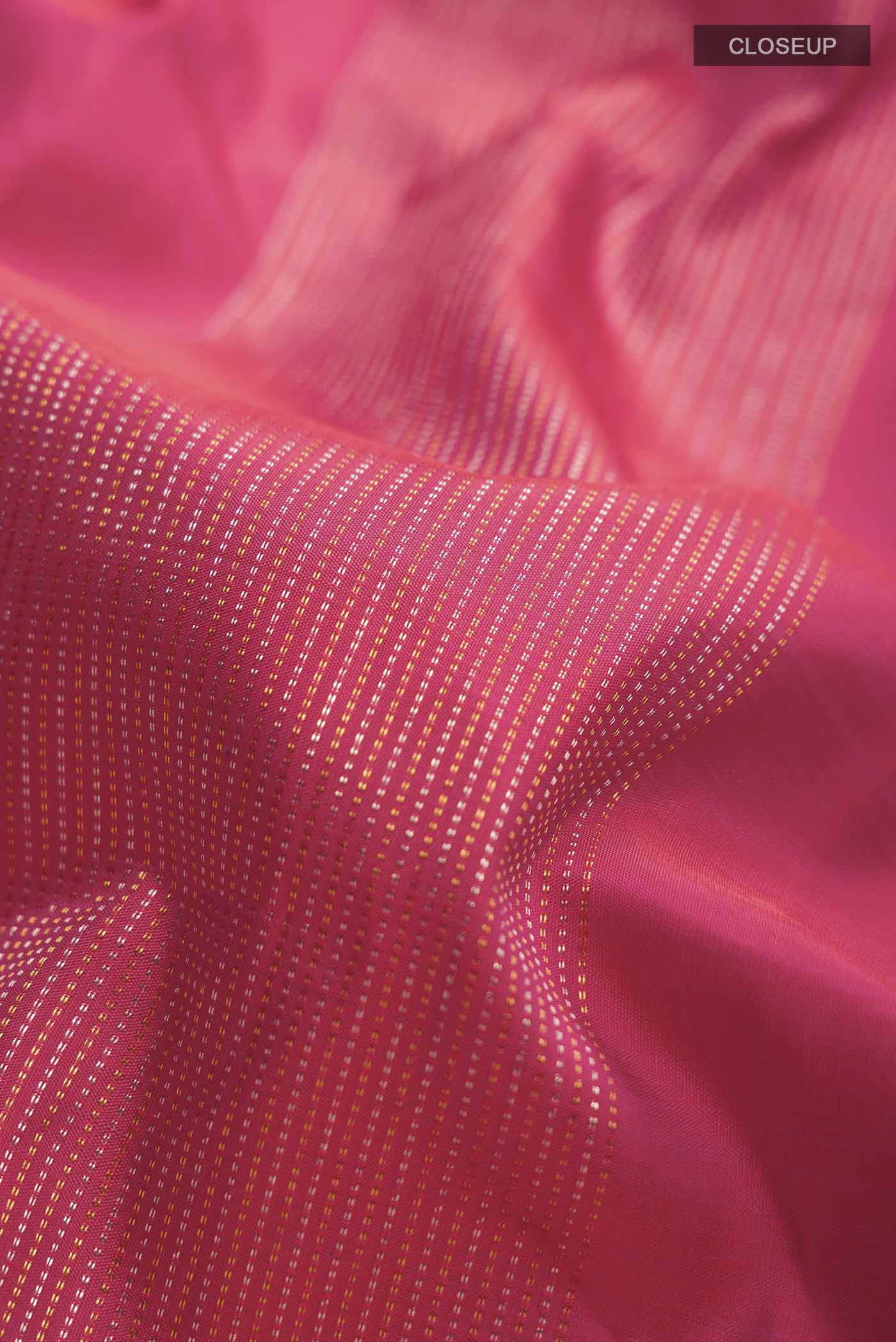 Pink Kanjivaram Silk Saree - Image 2