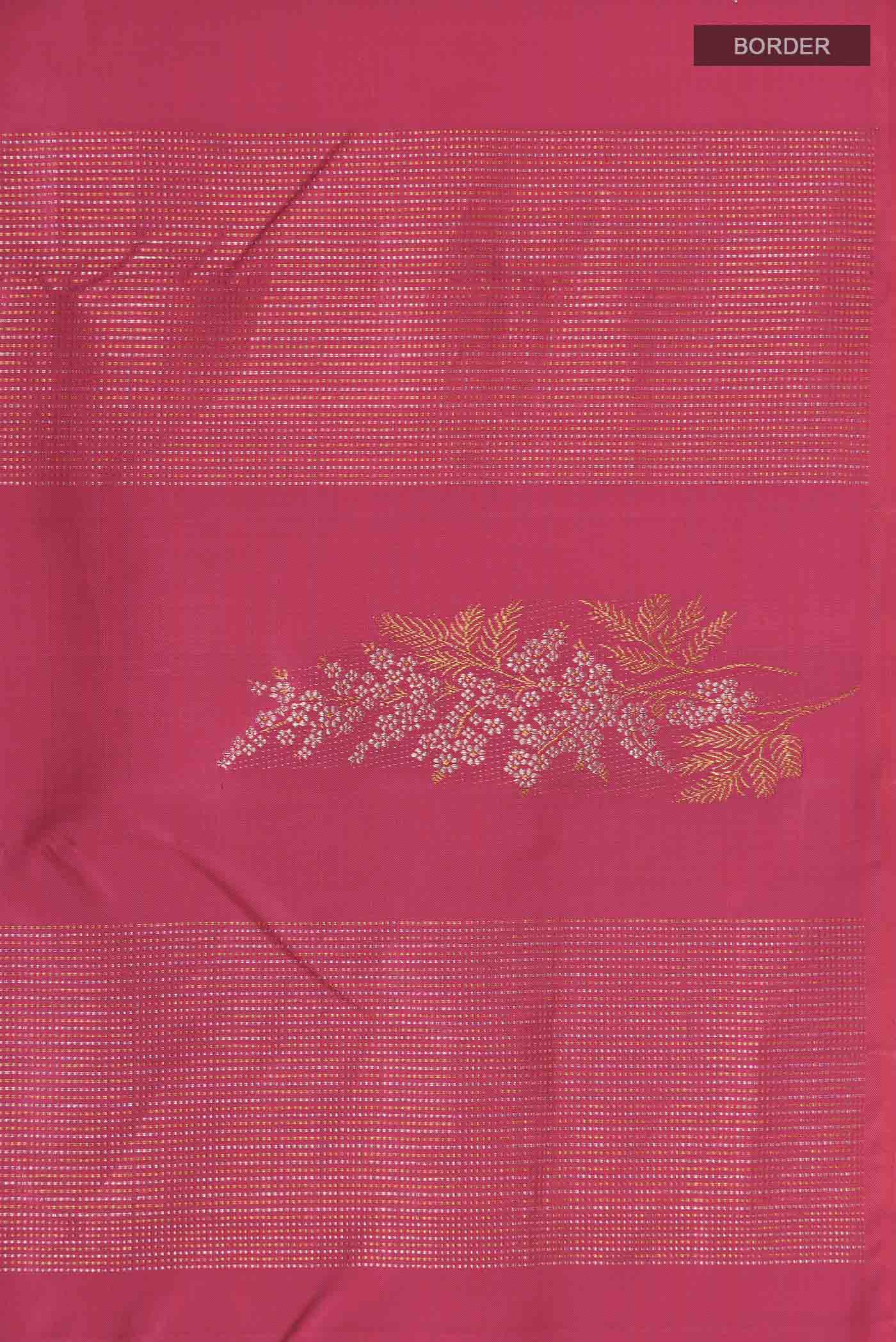 Pink Kanjivaram Silk Saree - Image 3