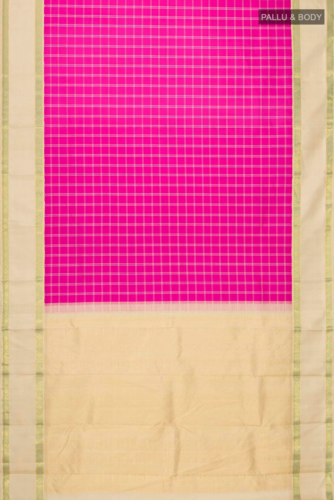 Pink Kanjivaram Silk Saree - Image 6