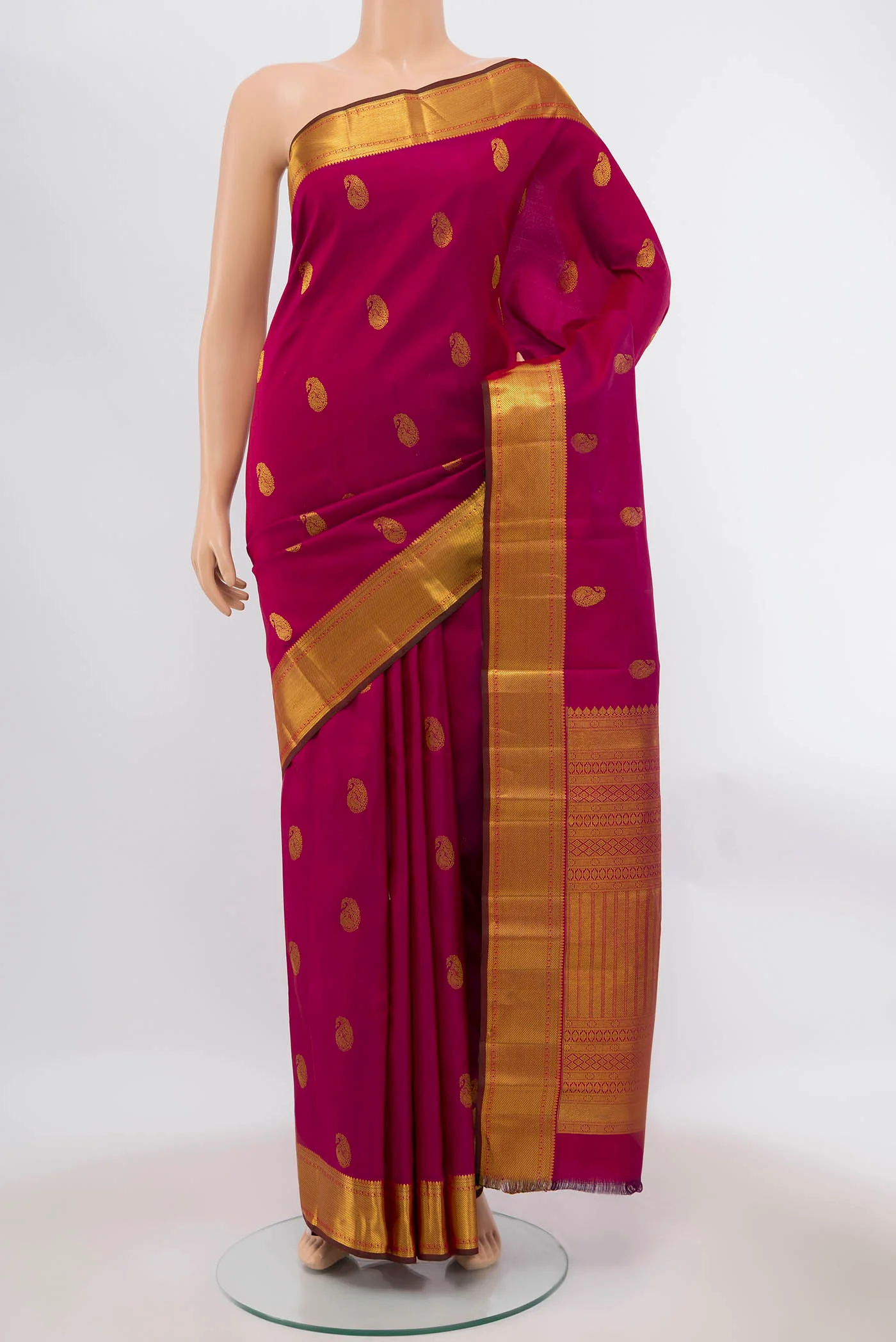 Pink Kanjivaram Silk Saree