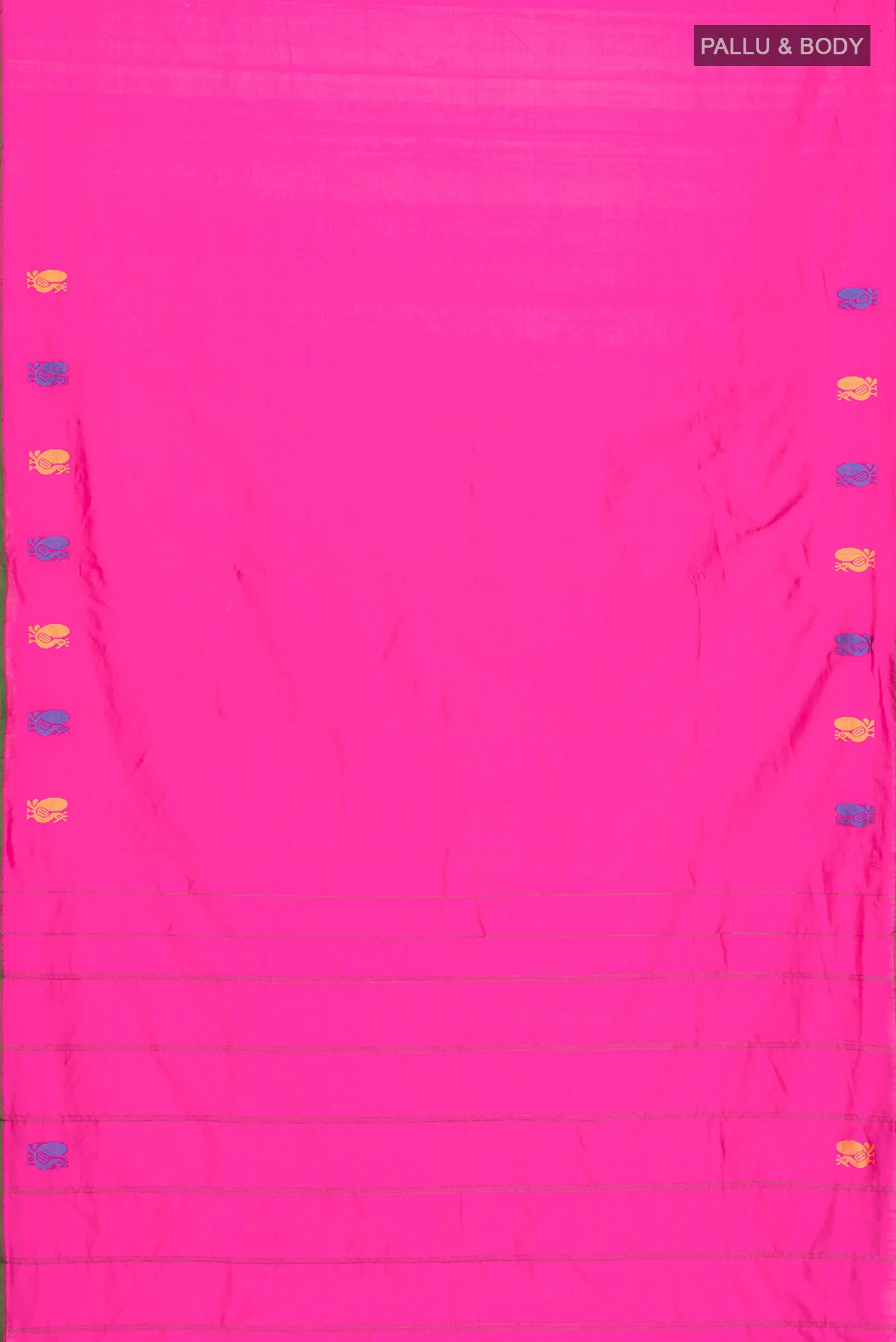 Pink Kanchipuram Silk Saree - Image 6