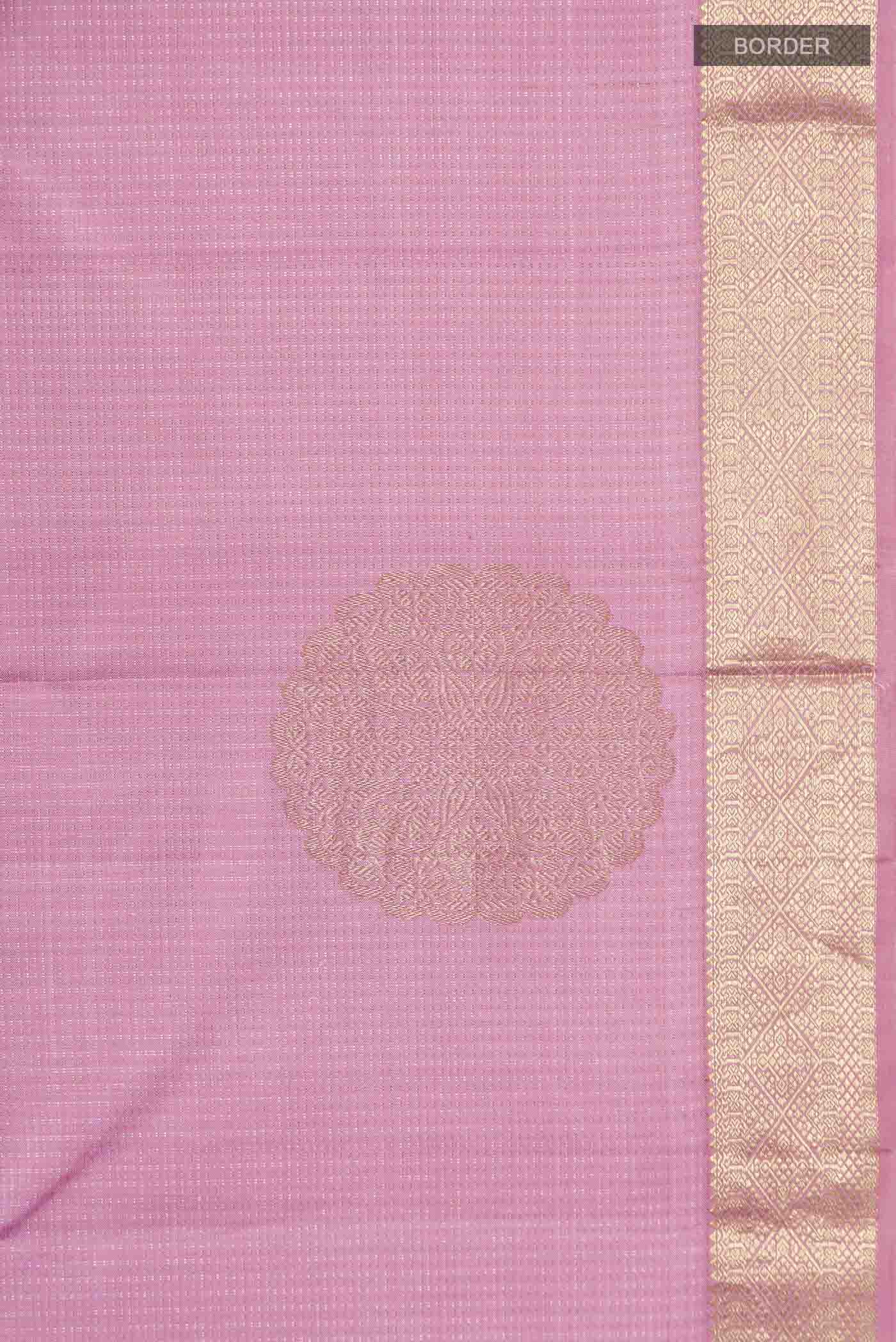Pink Kanchipuram Silk Saree - Image 3