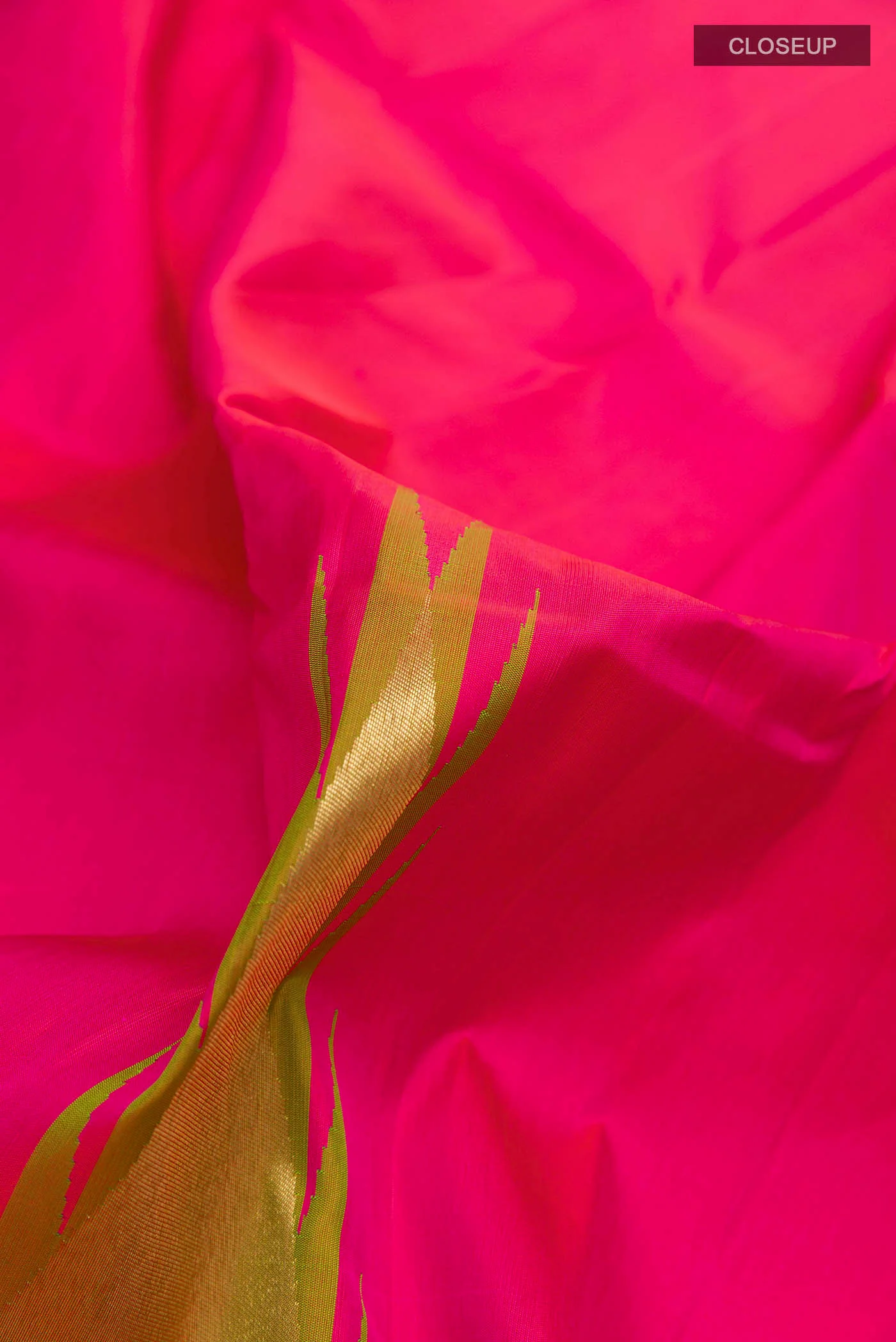 Pink Kanjivaram Silk Saree - Image 2