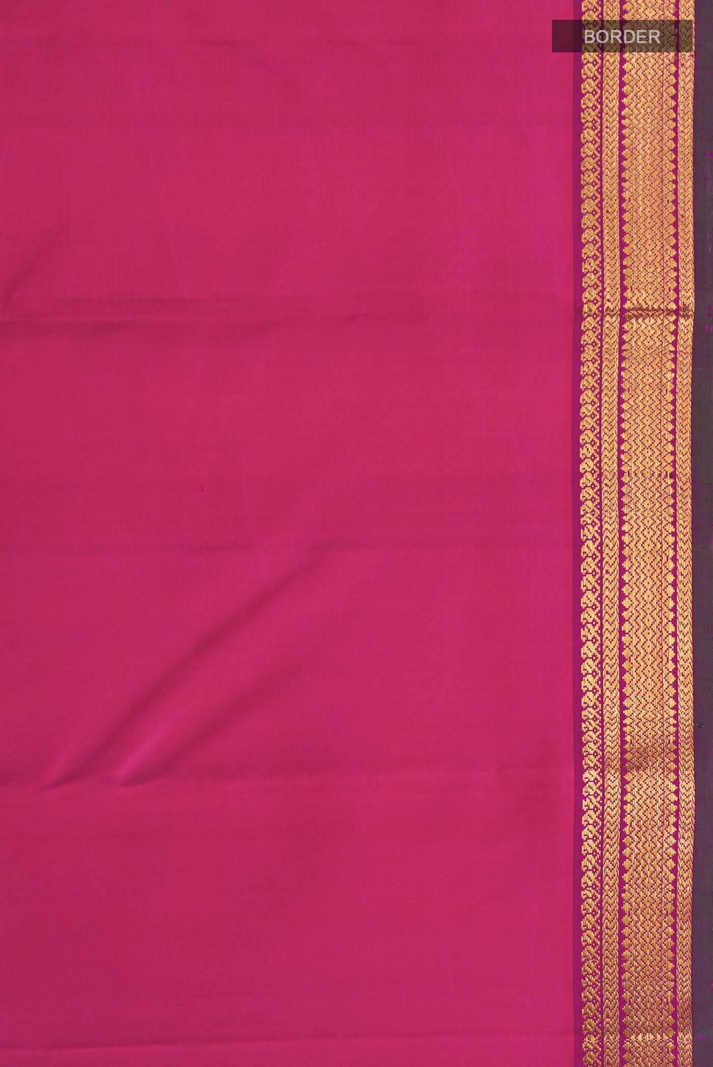 Pink Kanjivaram Silk Saree - Image 3