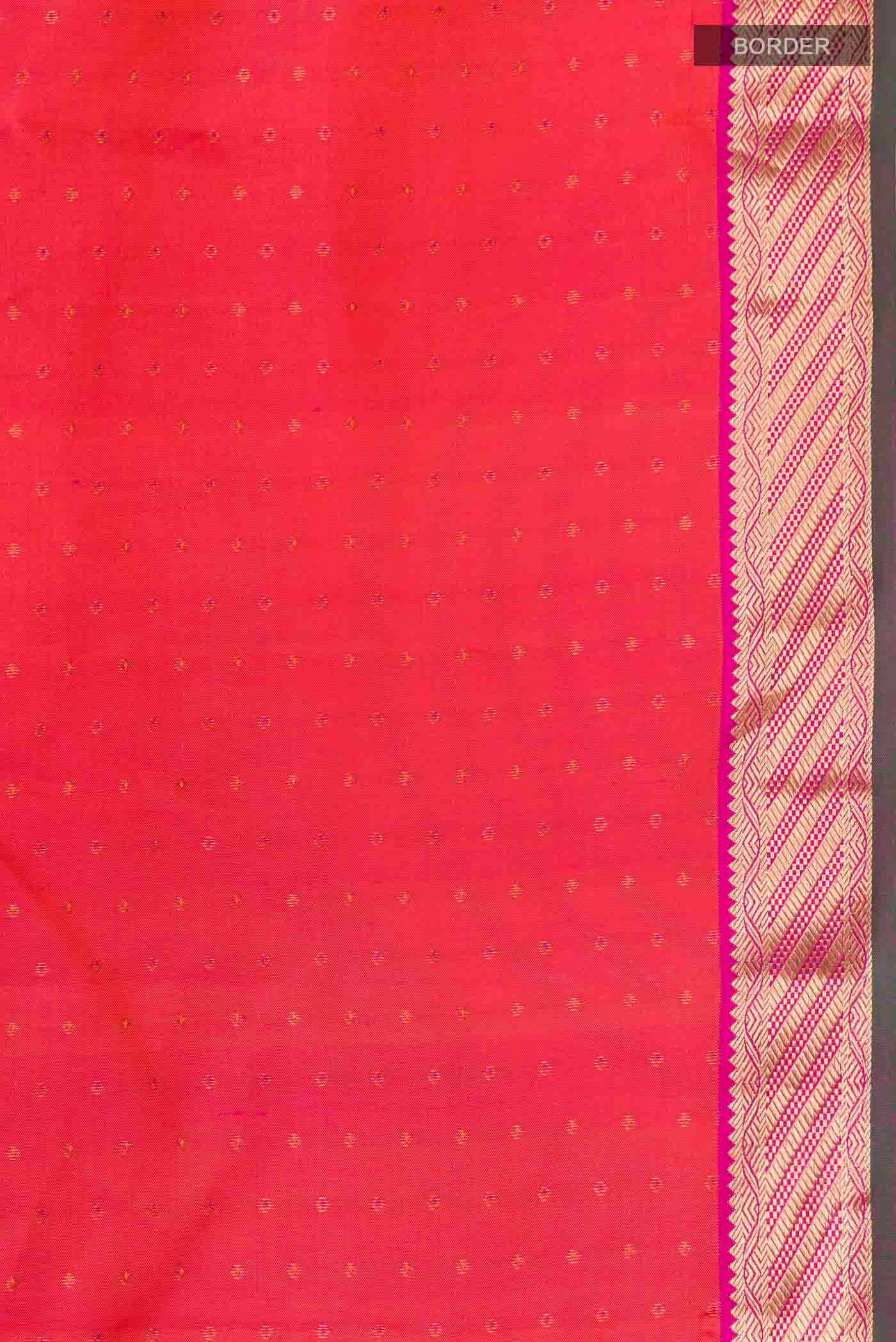 Pink Kanchipuram Silk Saree - Image 3
