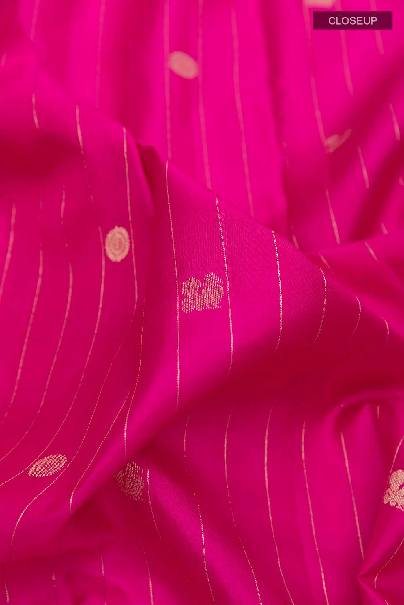 Pink Kanchipuram Silk Saree - Image 2