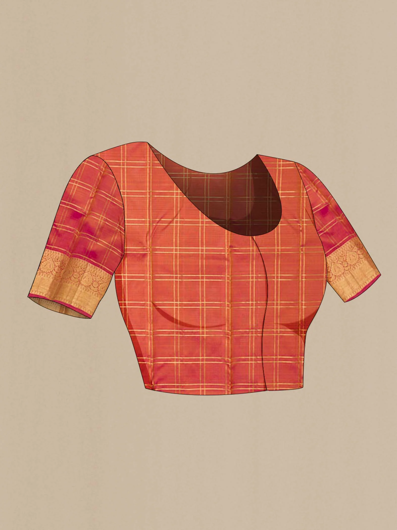 Pink Kanjivaram Silk Saree - Image 5