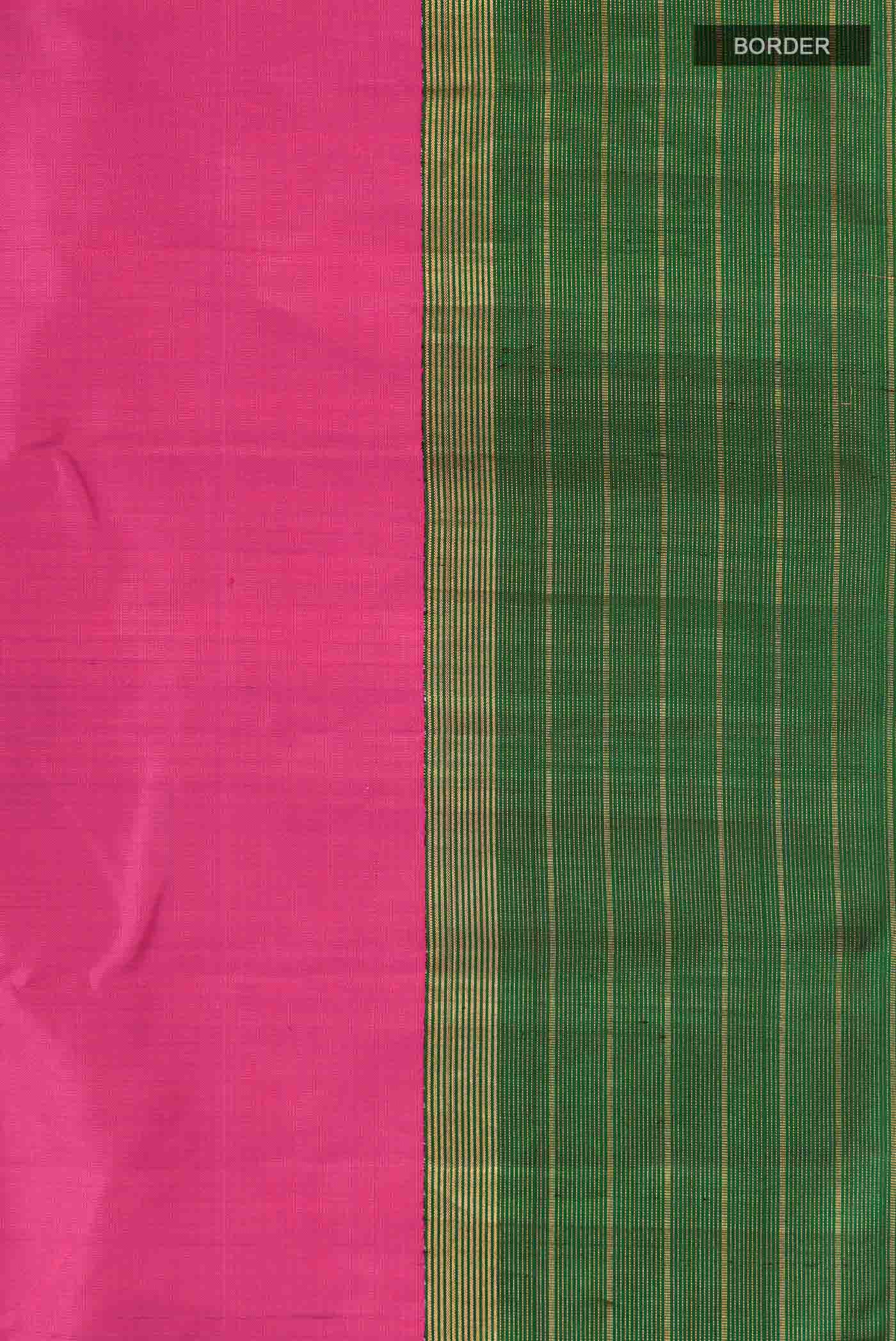 Pink Kanjivaram Silk Saree - Image 3