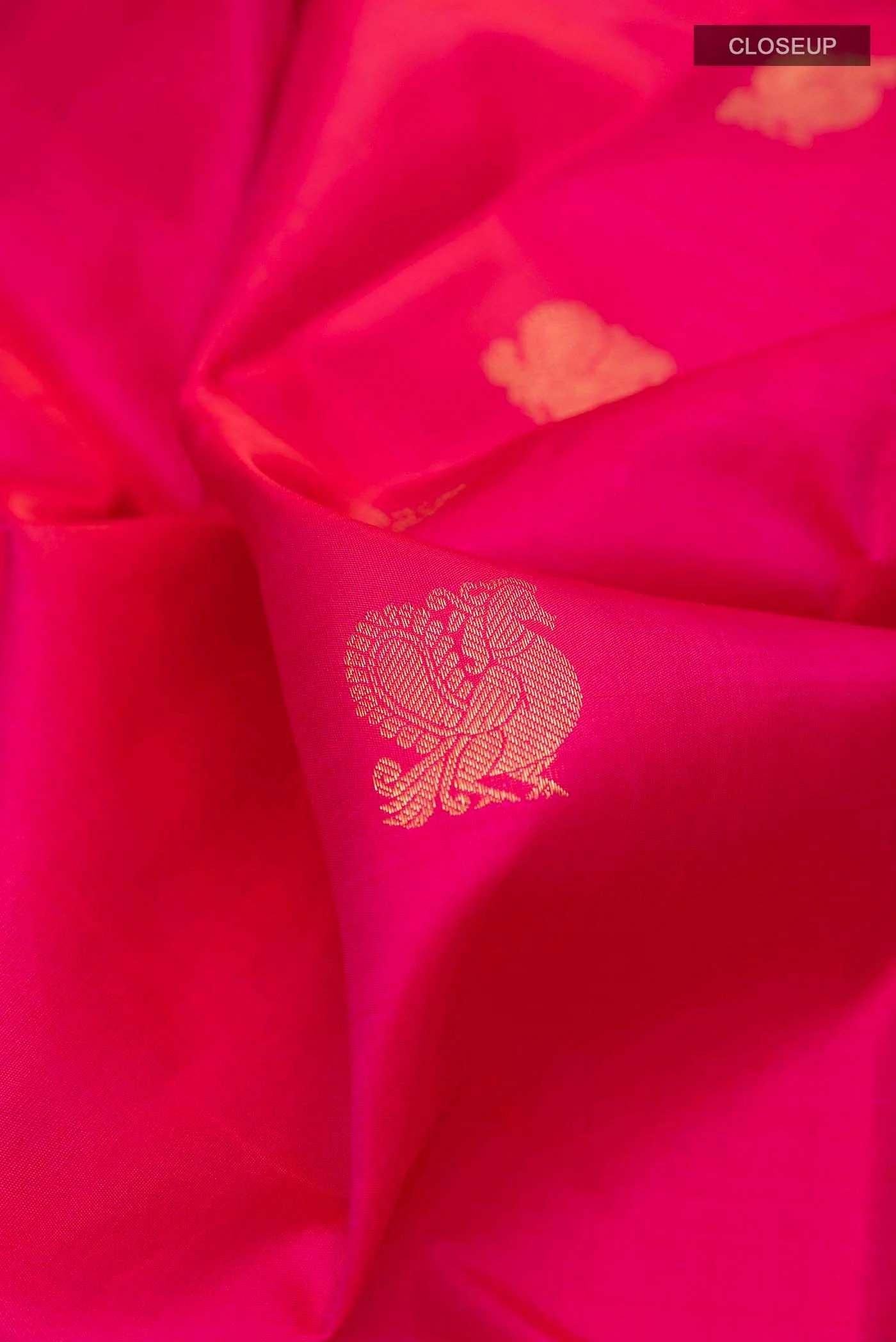 Pink Kanjivaram Silk Saree - Image 2