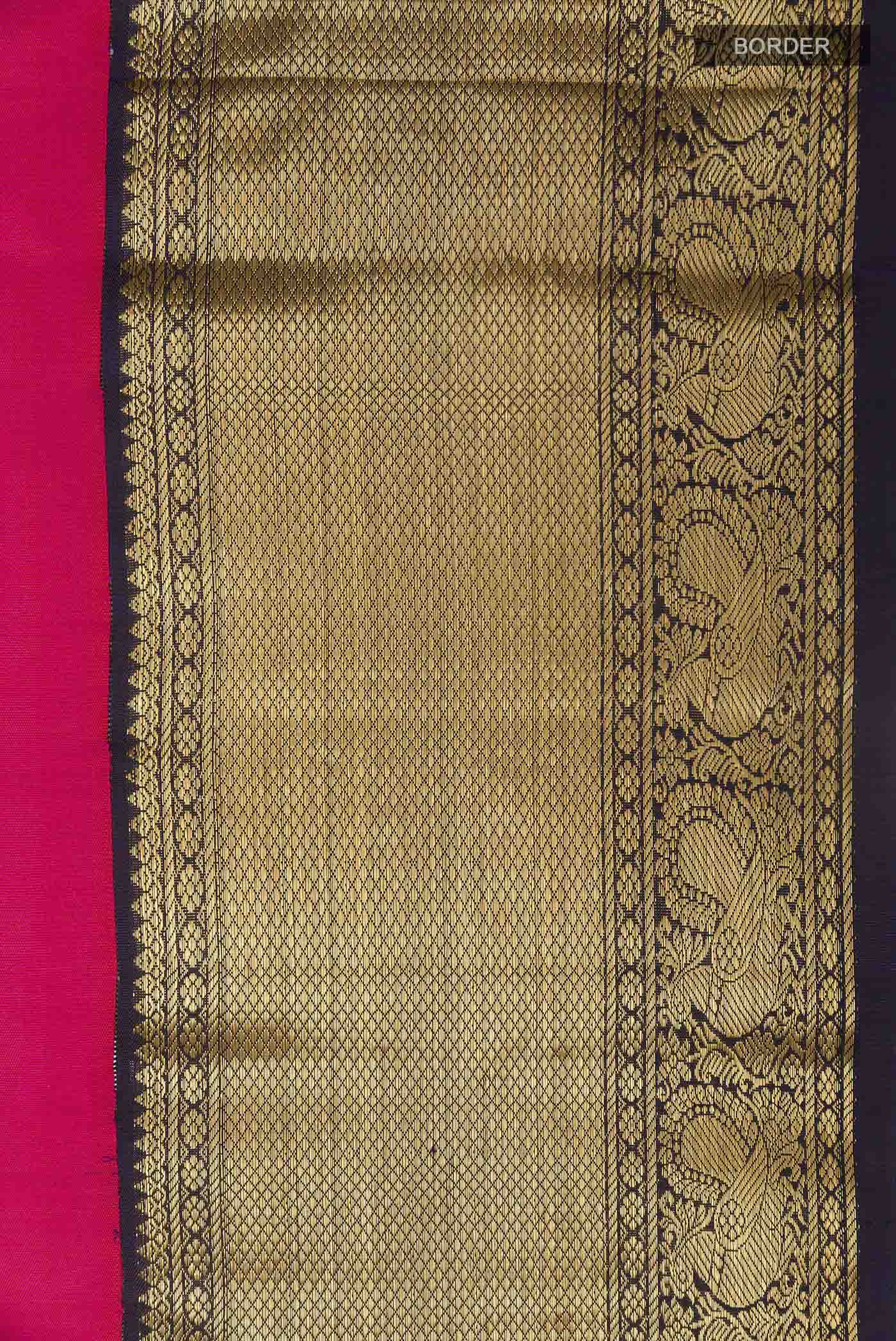 Pink Kanjivaram Silk Saree - Image 3