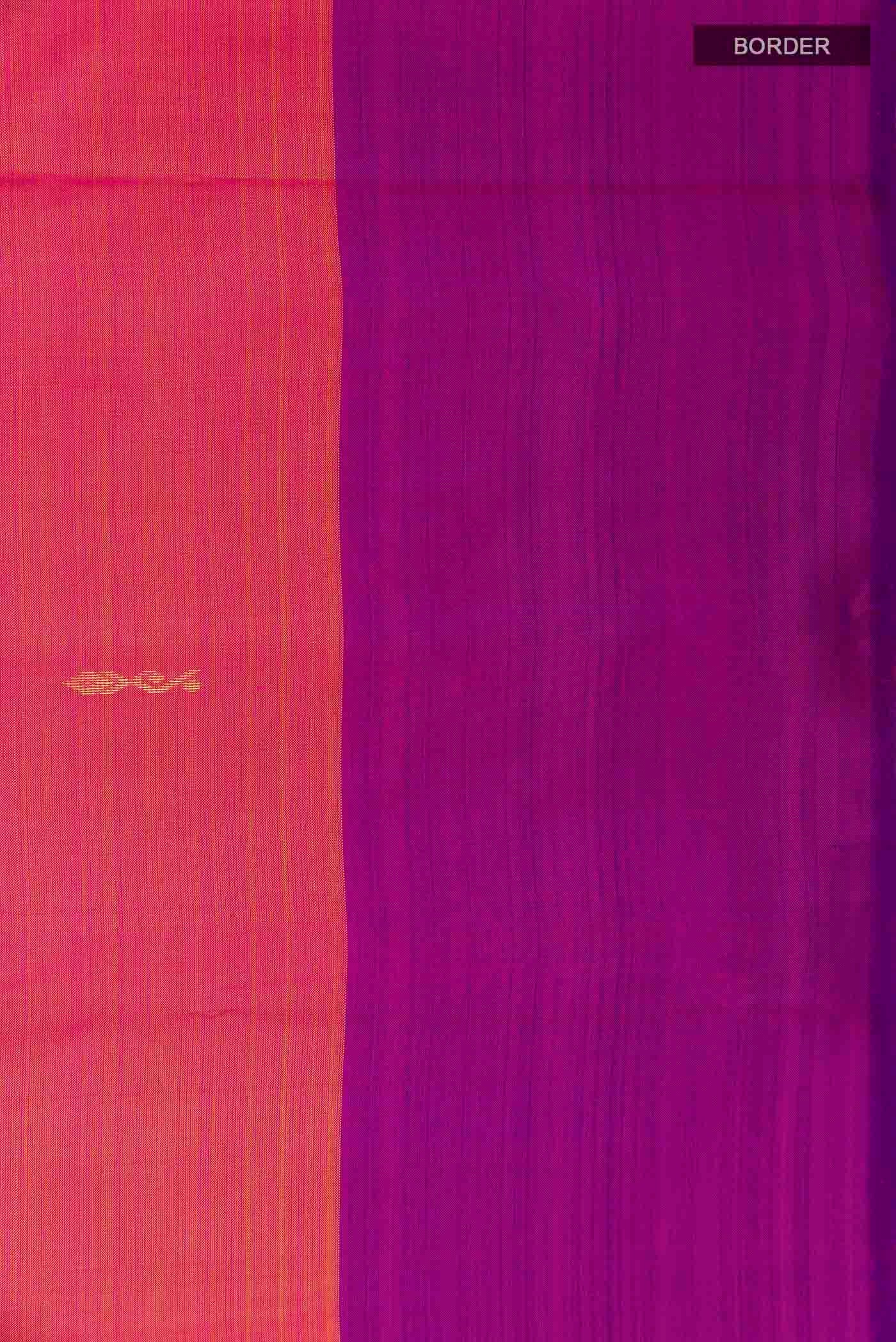 Pink Kanchipuram Silk Saree - Image 3