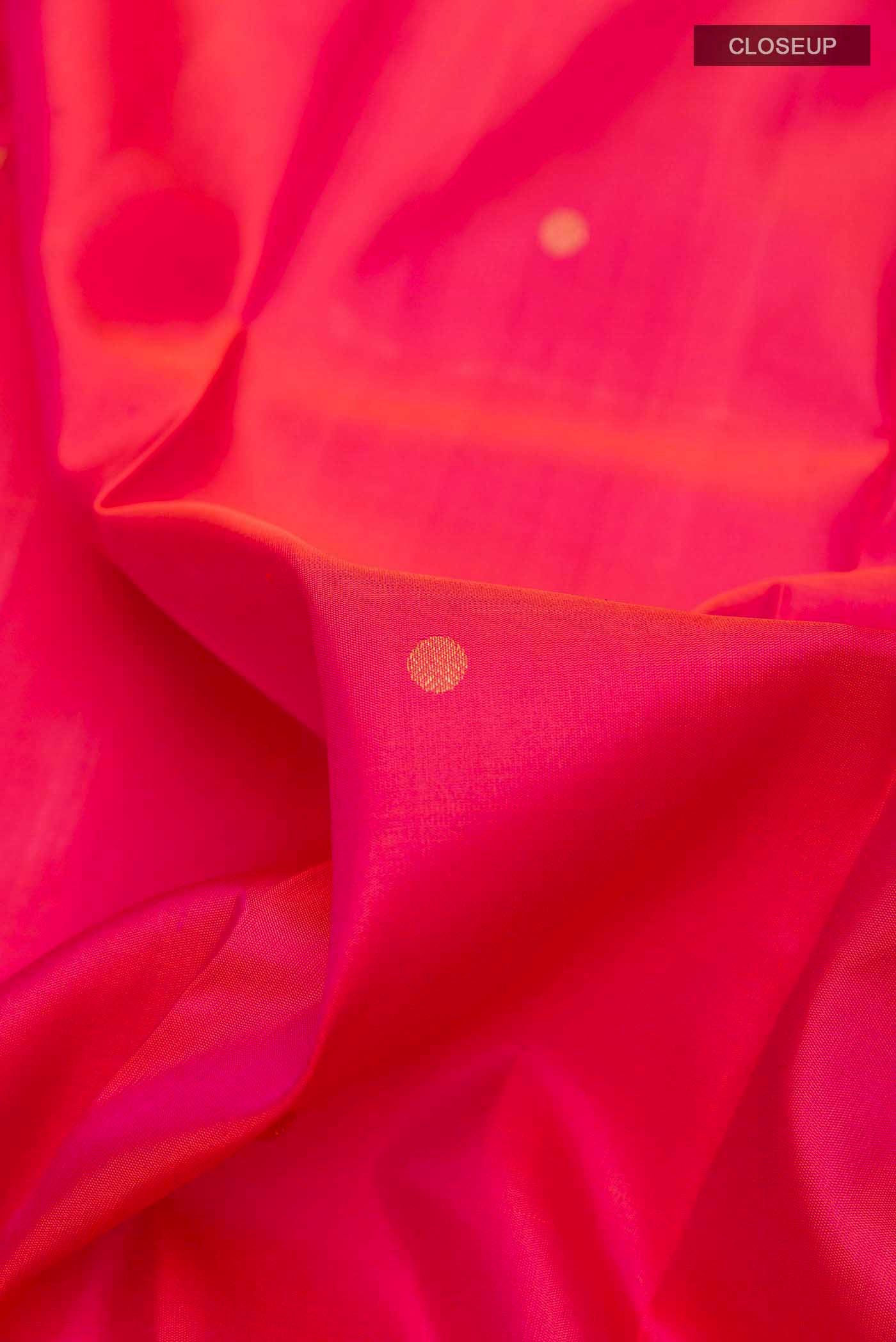 Pink Kanchipuram Silk Saree - Image 2