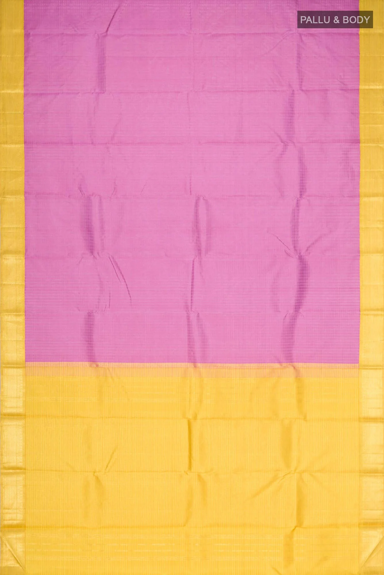 Pure Silk Pure Zari Lavender Kanjivaram Saree - Image 4