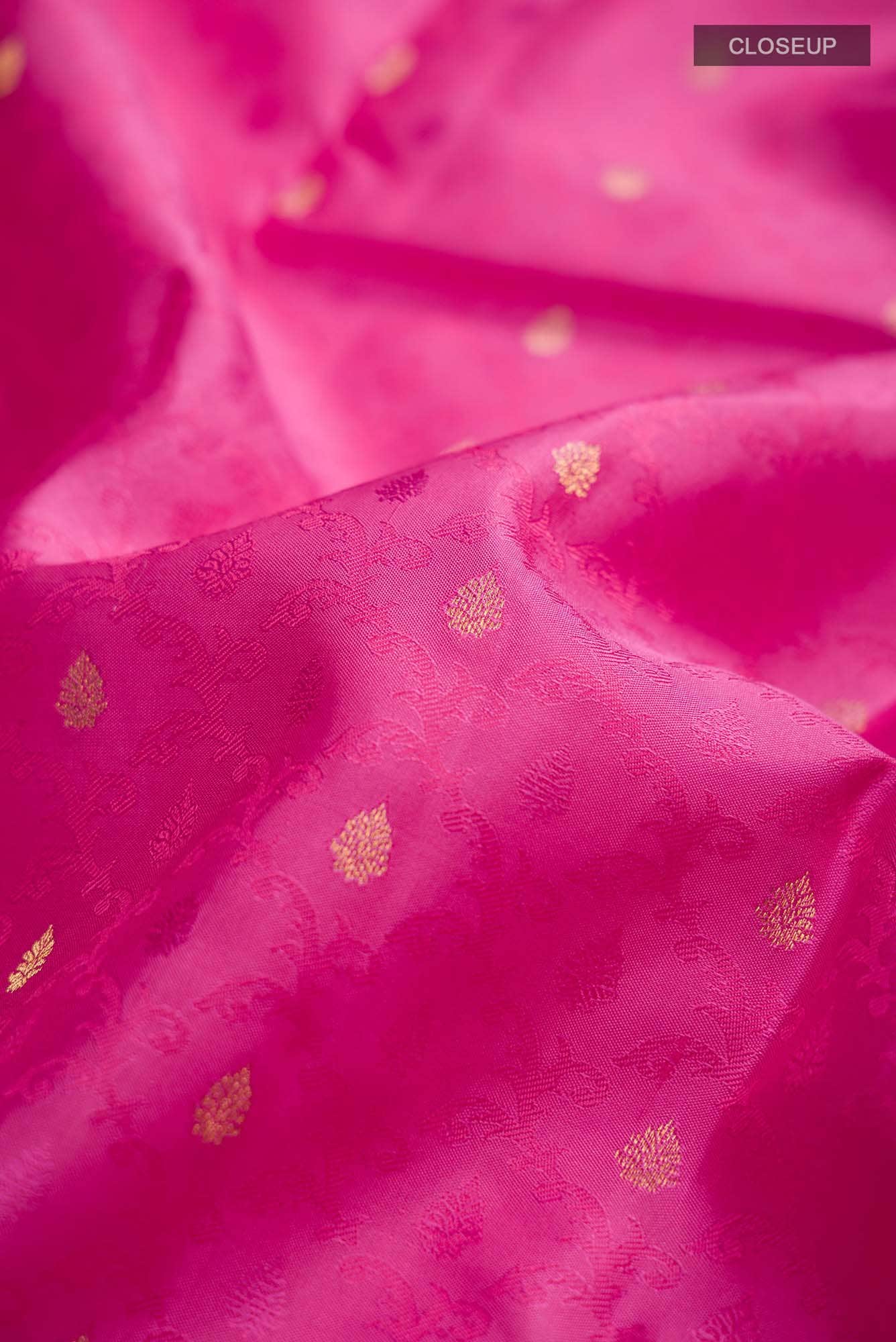 Pink Kanchipuram Silk Saree - Image 3