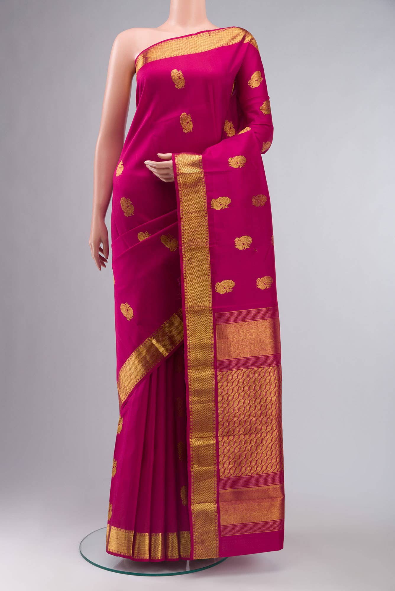 Pink Kanjivaram Silk Saree