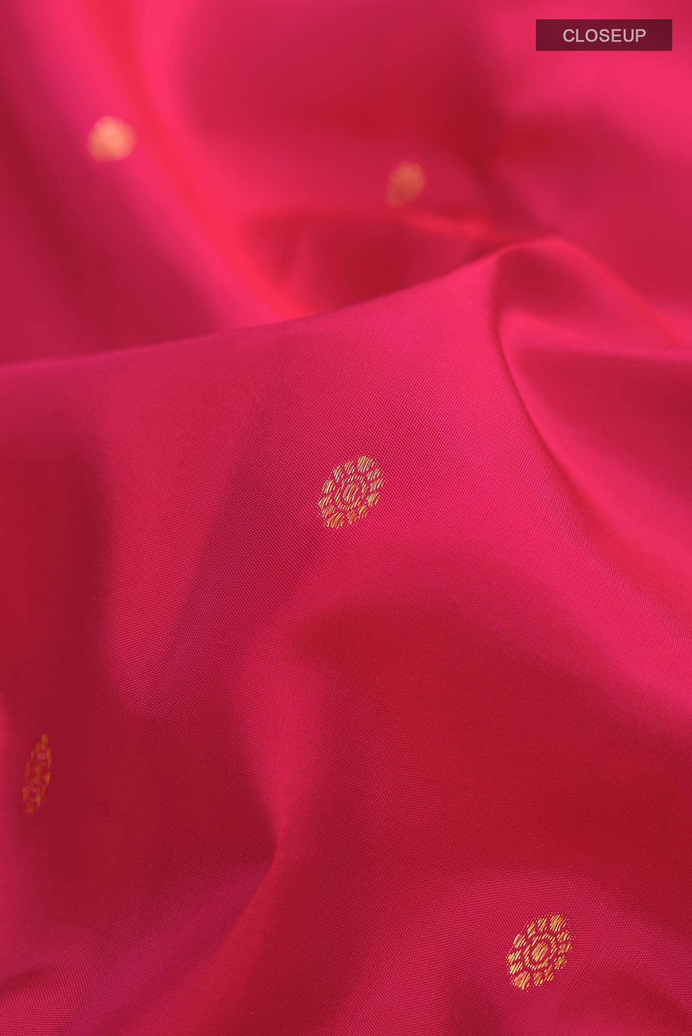 Pink Kanchipuram Silk Saree - Image 3
